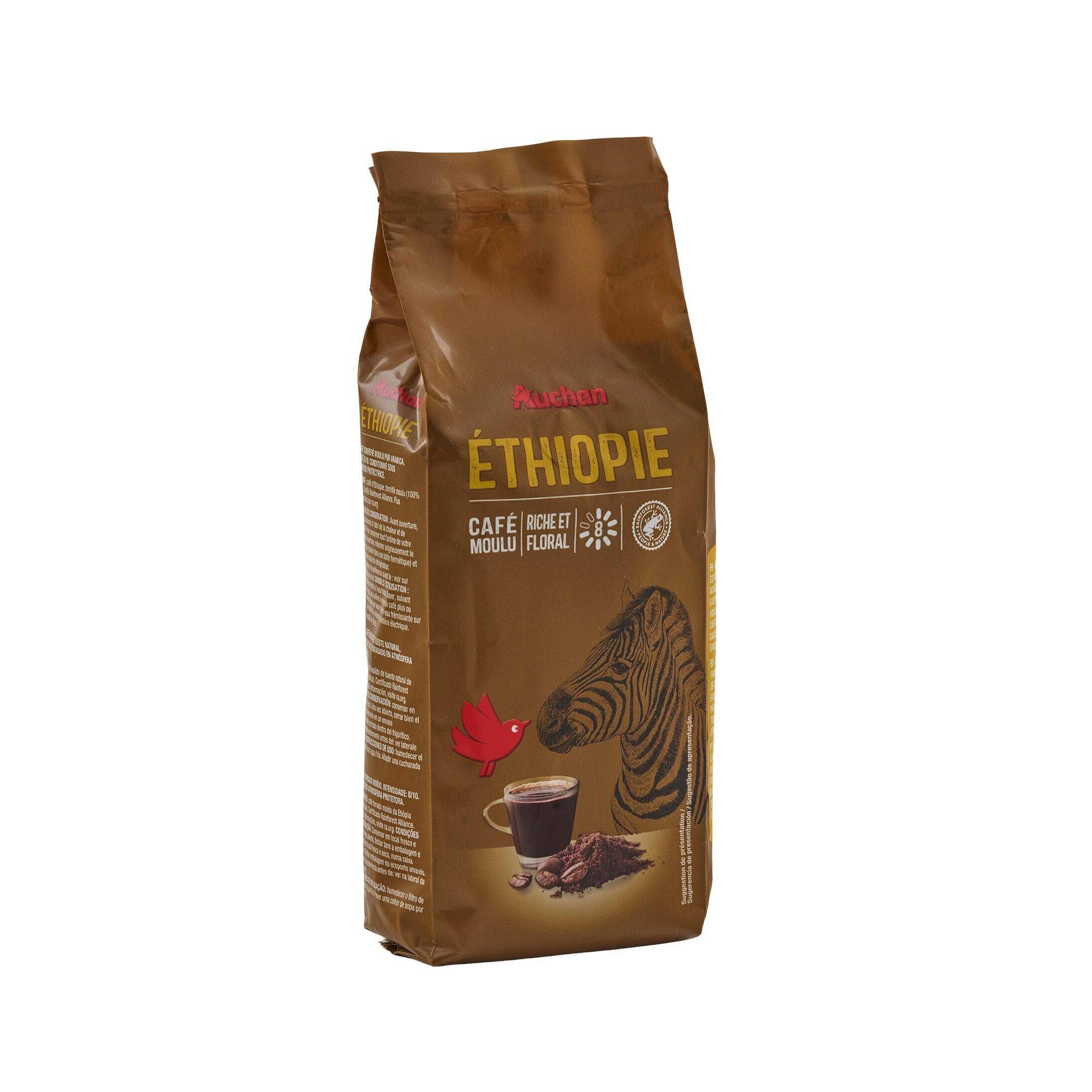 Voir la diapositive 2 : AUCHAN Café moulu Éthiopie 250g