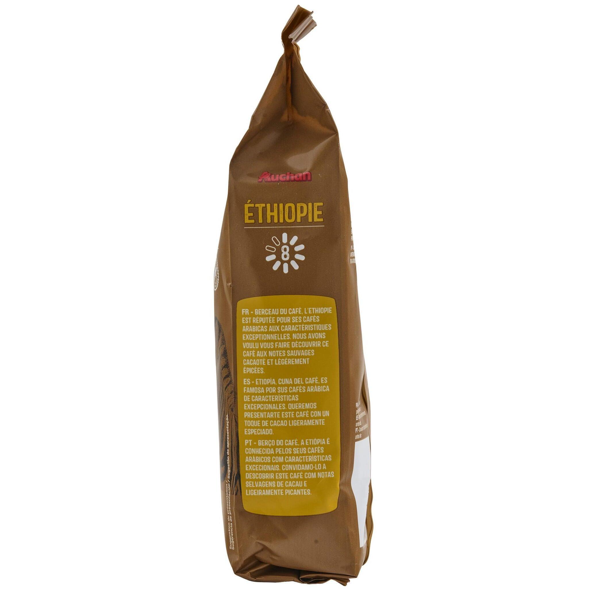 Voir la diapositive 4 : AUCHAN Café moulu Éthiopie 250g