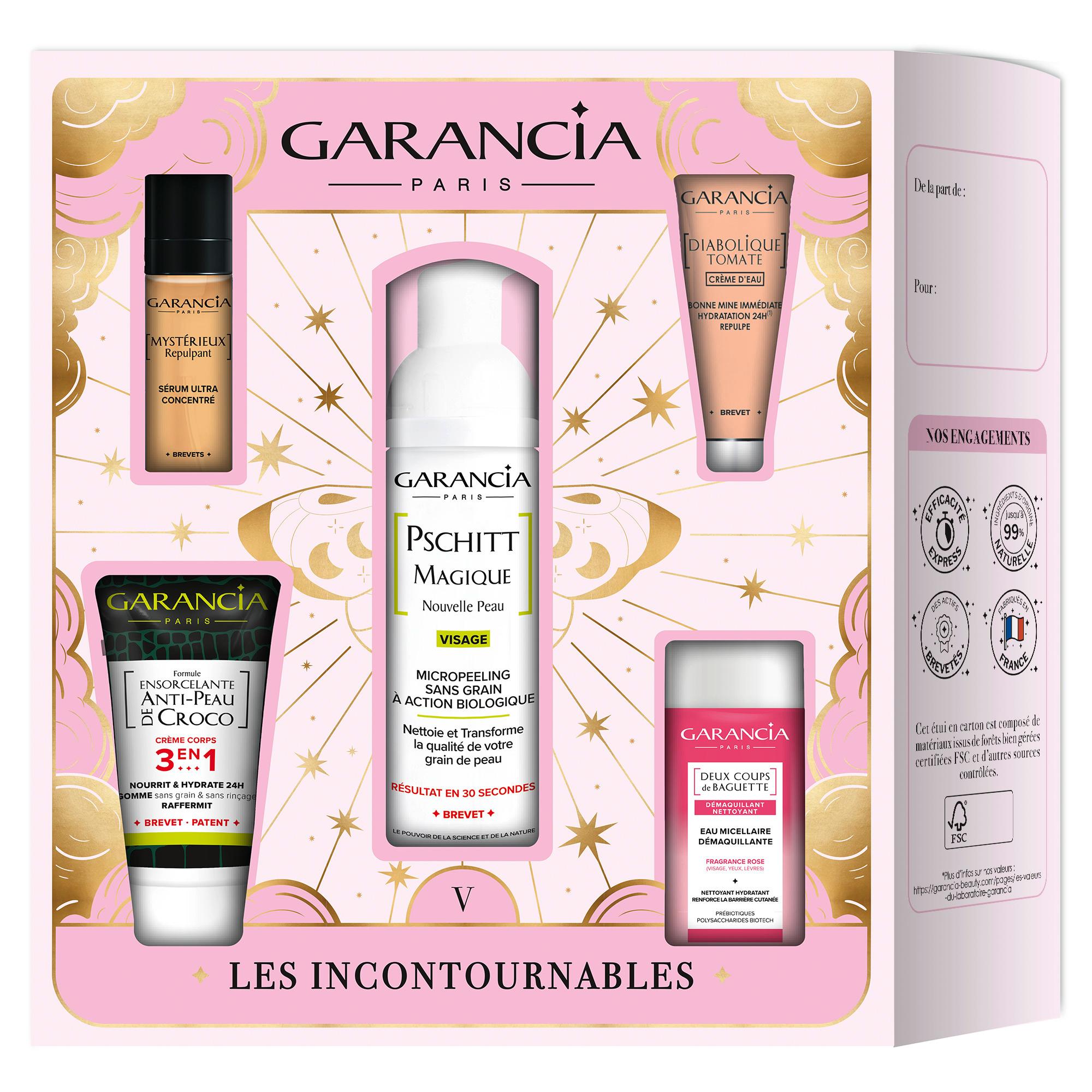GARANCIA Coffret les incontournables 5 produits 1 coffret