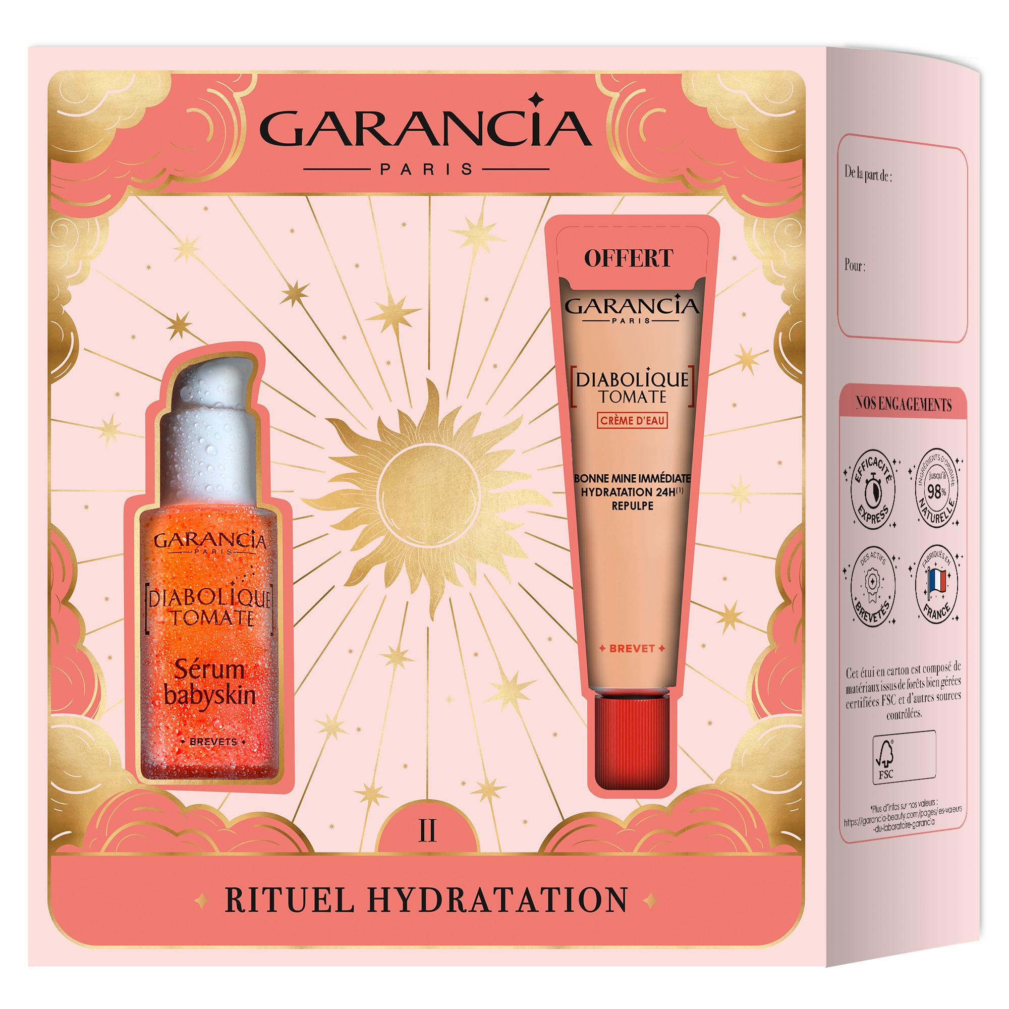 GARANCIA Coffret rituel hydratation 2 produits 1 coffret