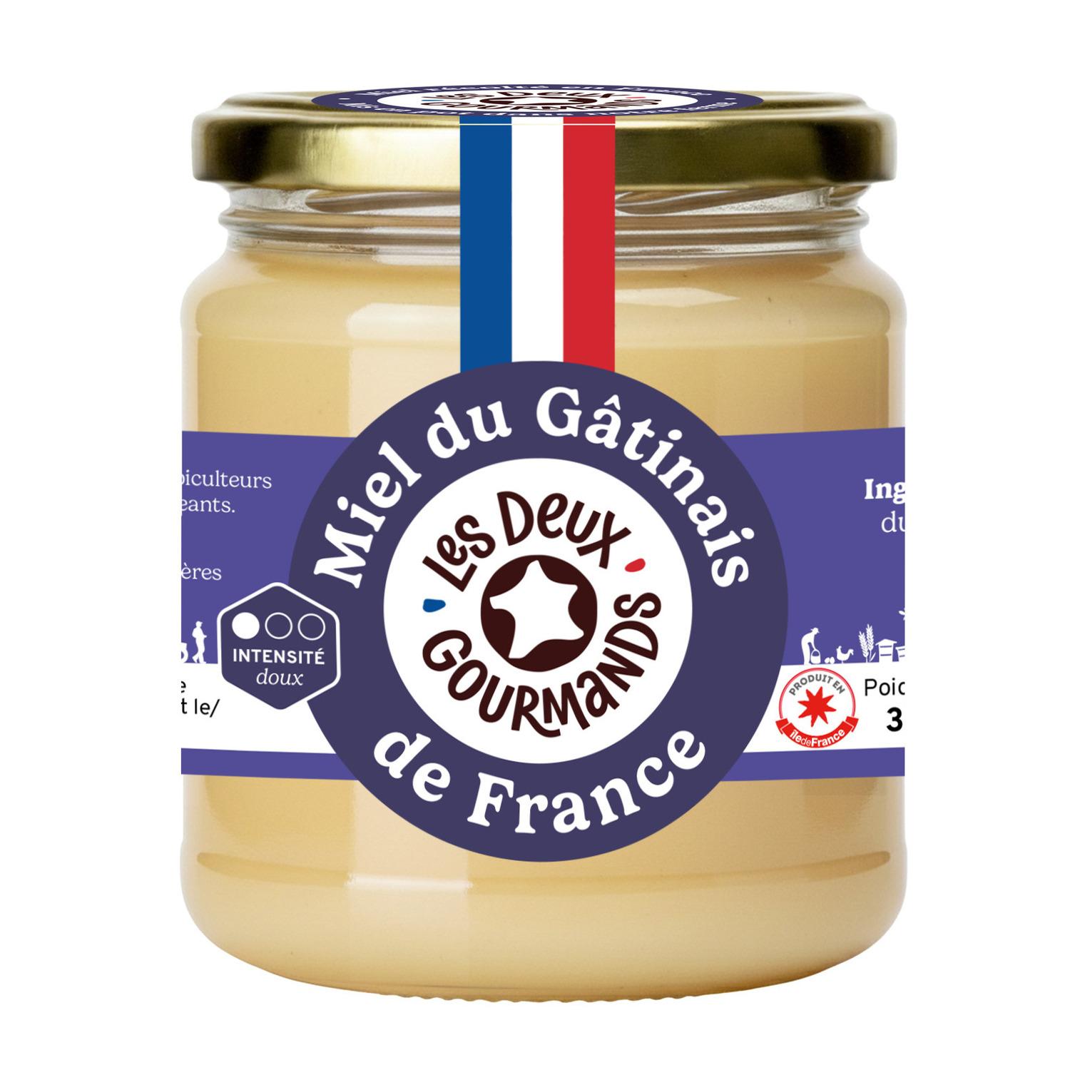 LES DEUX GOURMANDS Miel du Gâtinais de France 350g