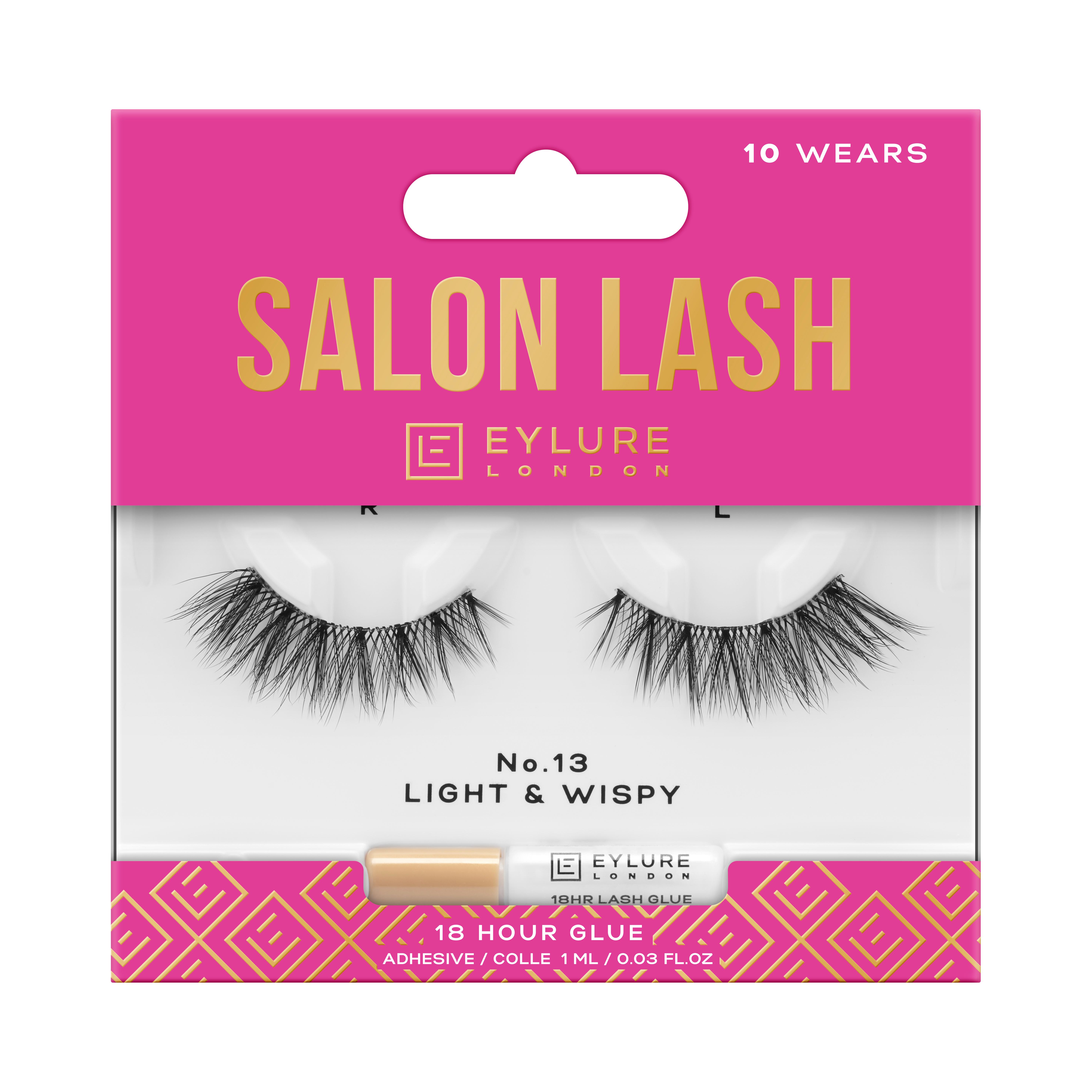 EYLURE Salon Lash Faux cils 13 light&wispy 1 paire+colle 1ml incluse