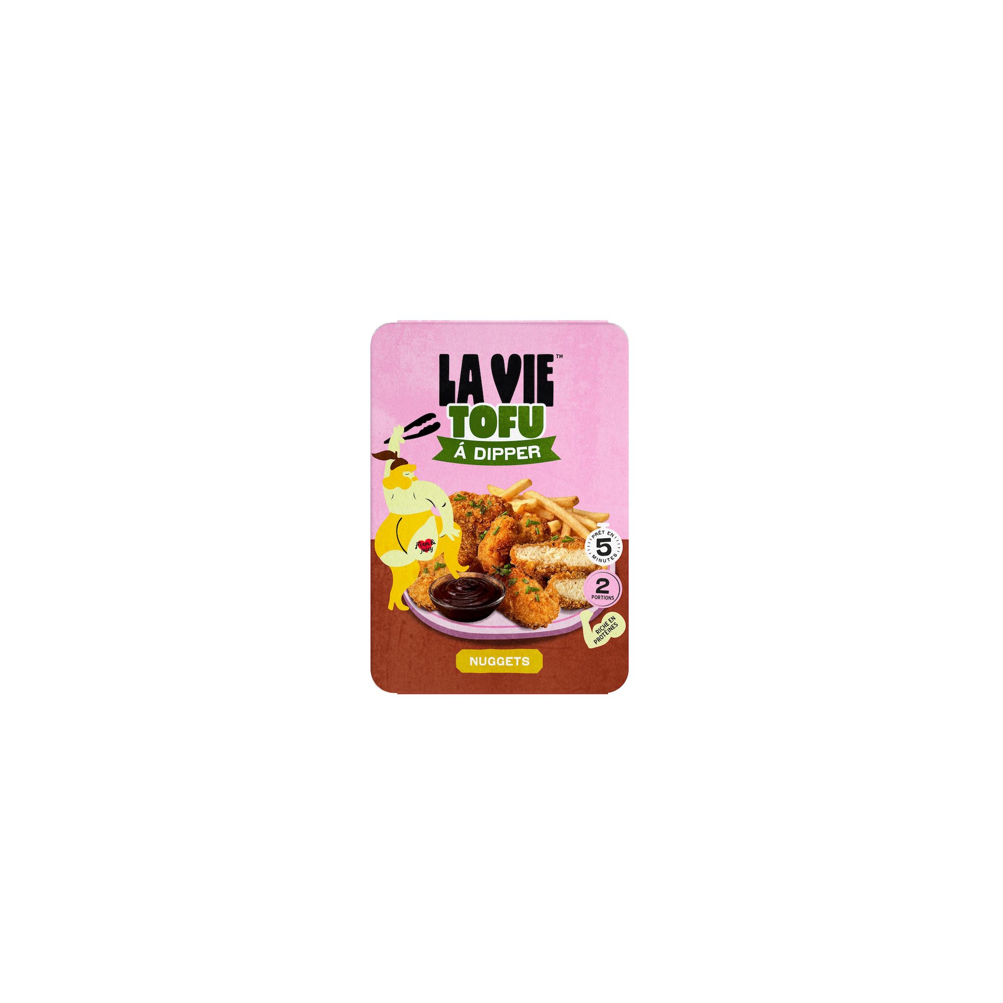 LA VIE Tofu nuggets panés fumé 4 pièces 180g