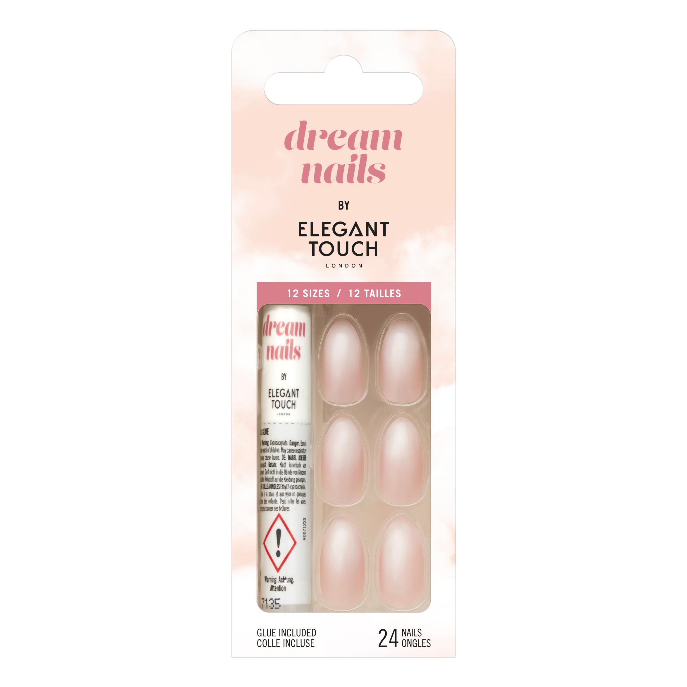 ELEGANT TOUCH Dream Nails Faux ongles baby boomer 24 pièces+colle incluse