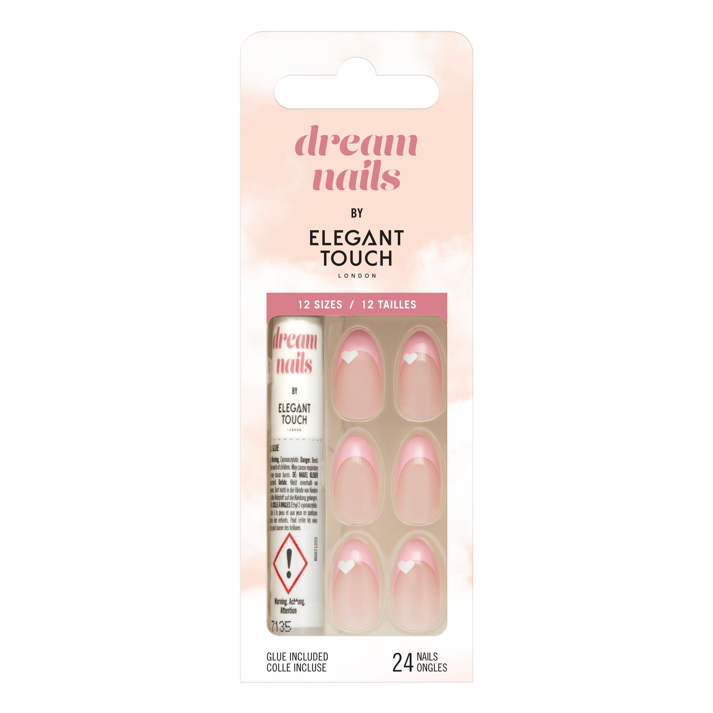 ELEGANT TOUCH Dream Nails Faux ongles sweetheart 24 pièces+colle