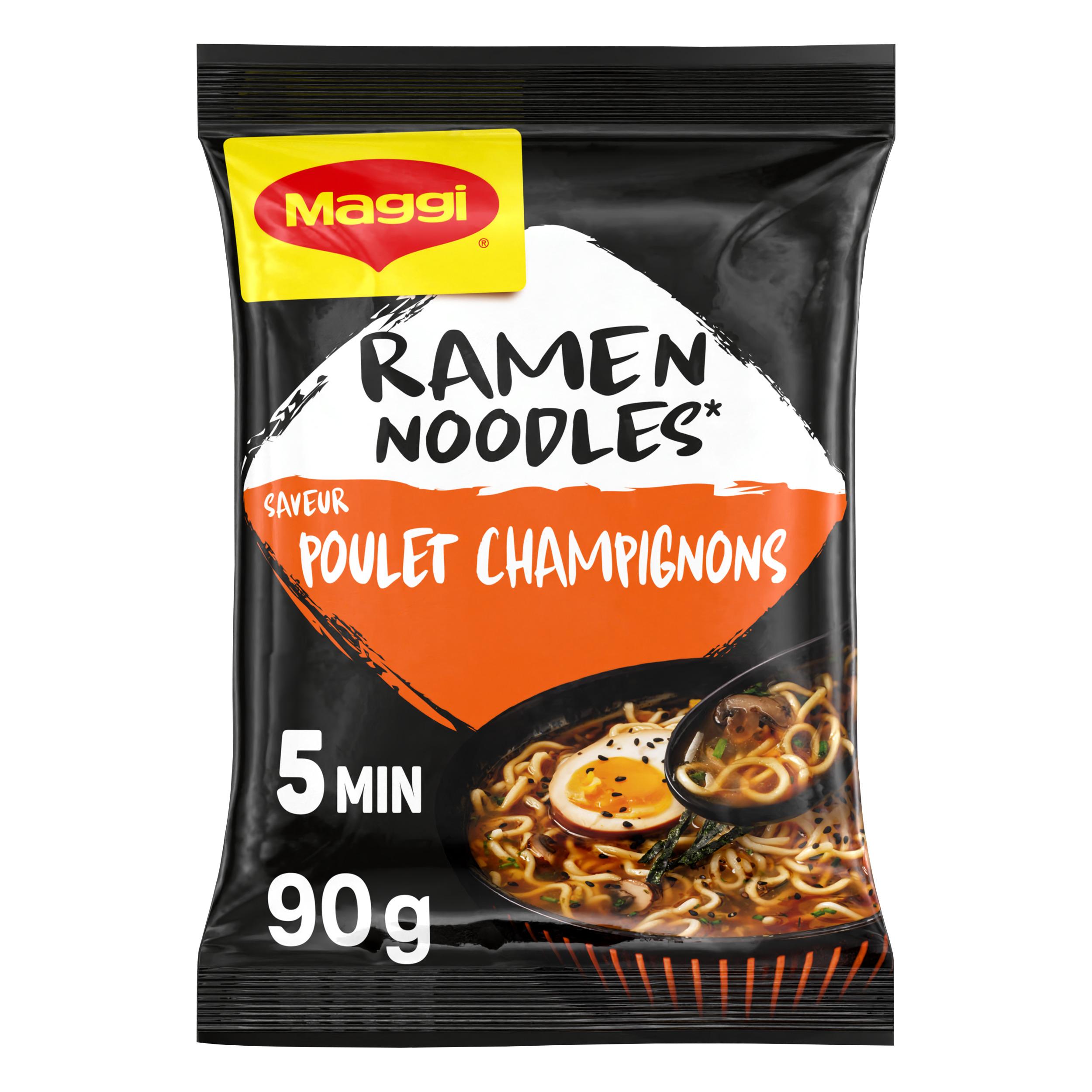 MAGGI Ramen saveur poulet champignons 1 portion 90g