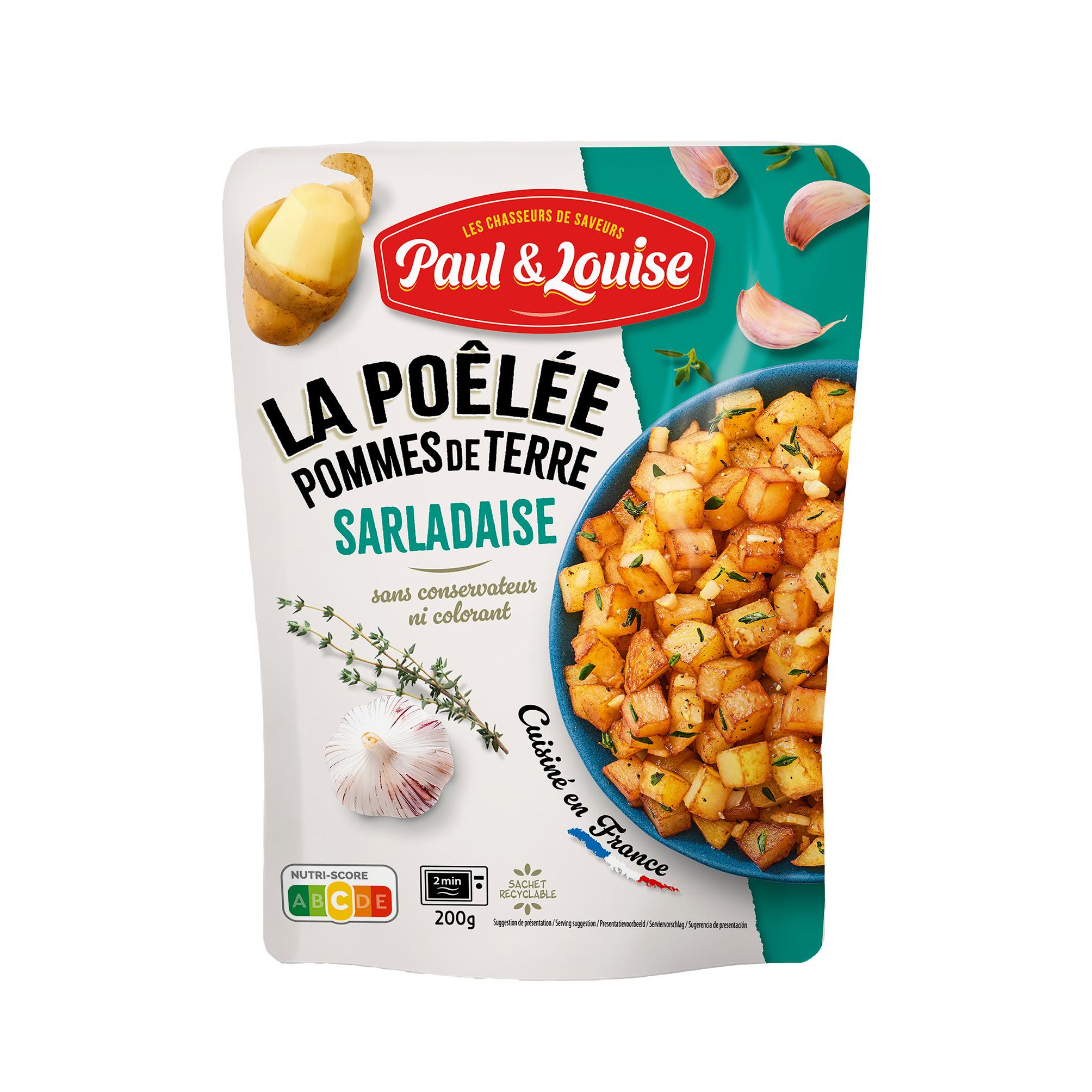 PAUL ET LOUISE Poêlée de pommes de terre à la sarladaise 1 portion 200g