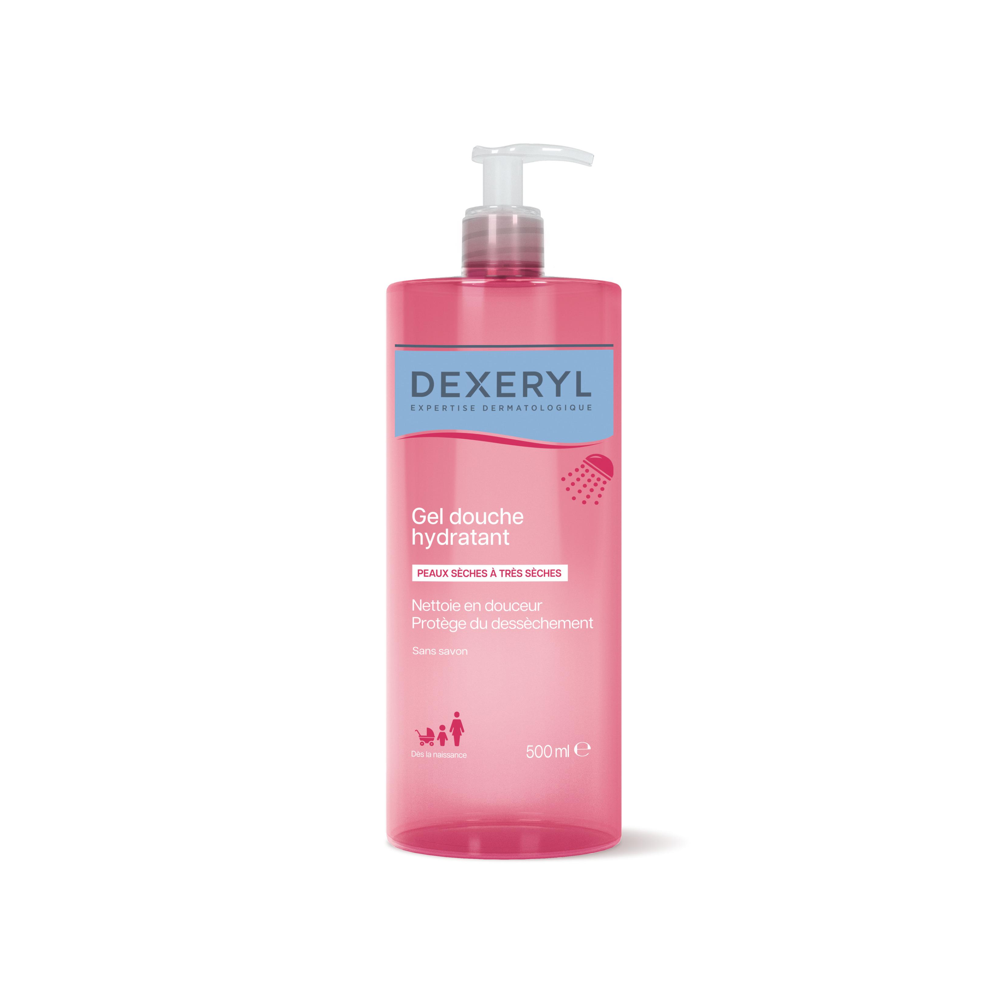 DEXERYL Gel douche hydratant peaux sèches à très sèches 500ml