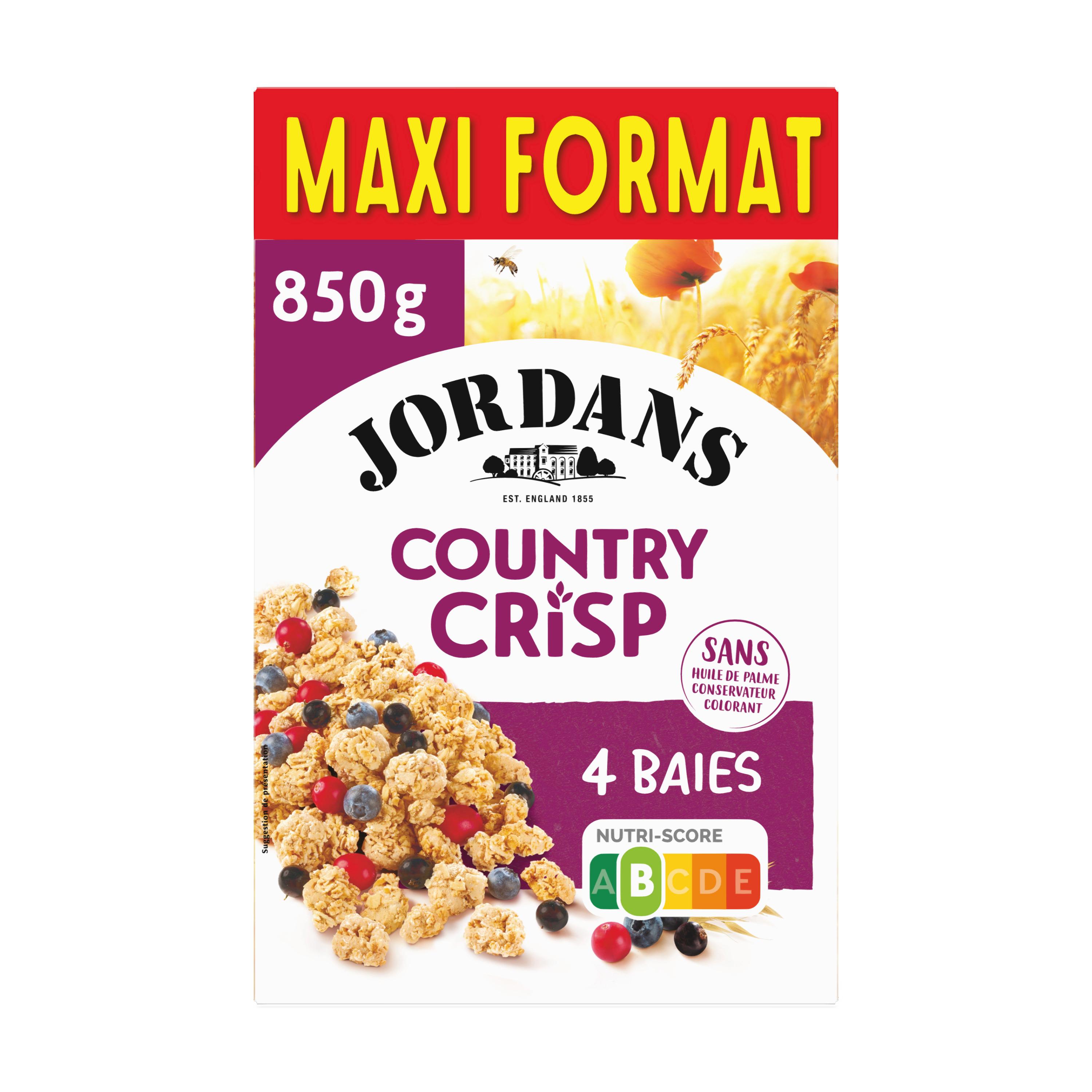 JORDANS Country Crisp Muesli croustillant aux 4 baies 850g