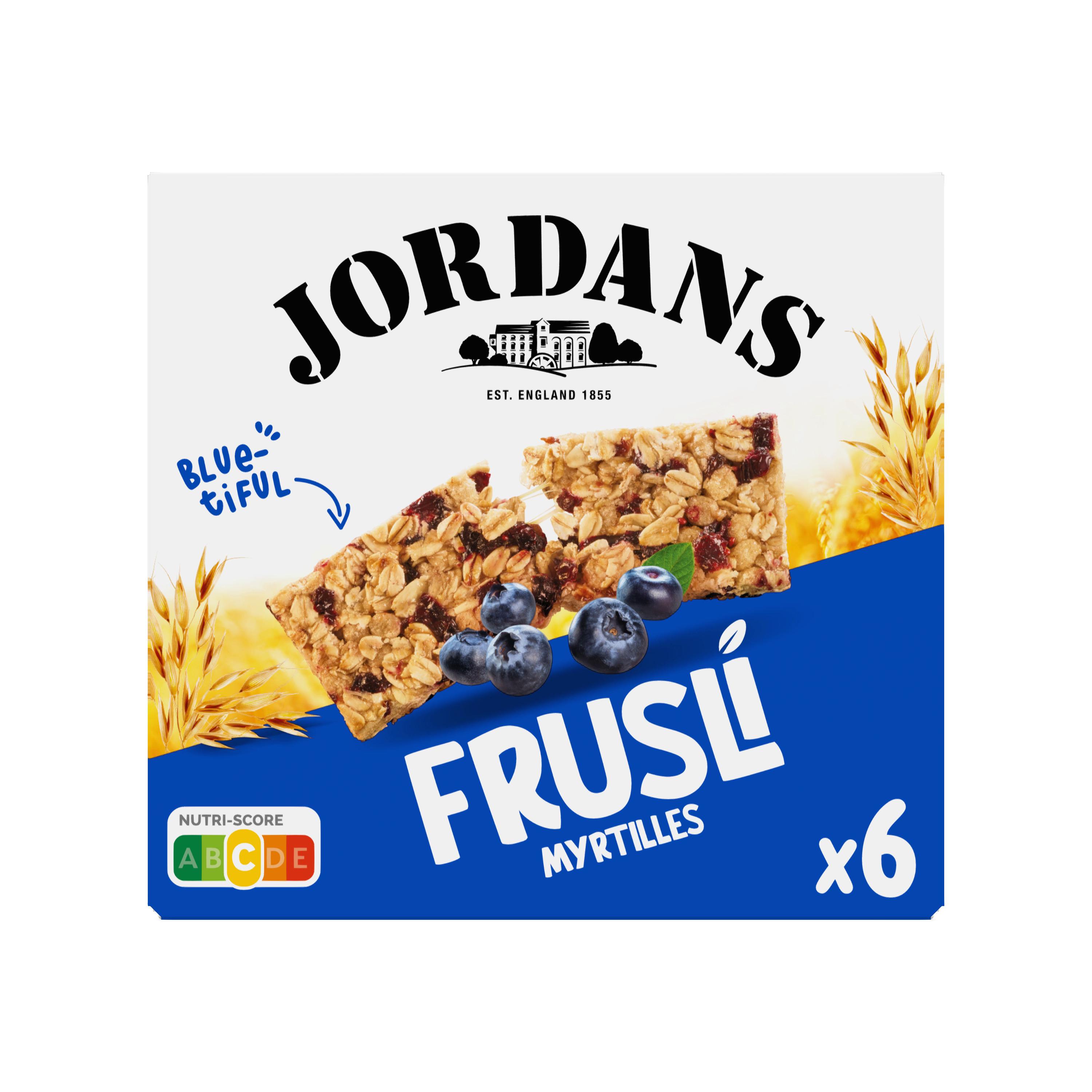JORDANS Frusli barres de céréales à la myrtille 6x25g