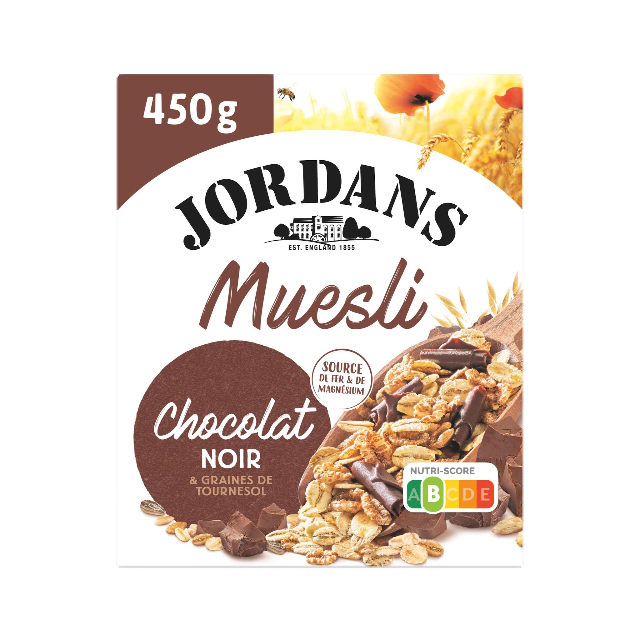 JORDAN'S Muesli au chocolat noir 450g