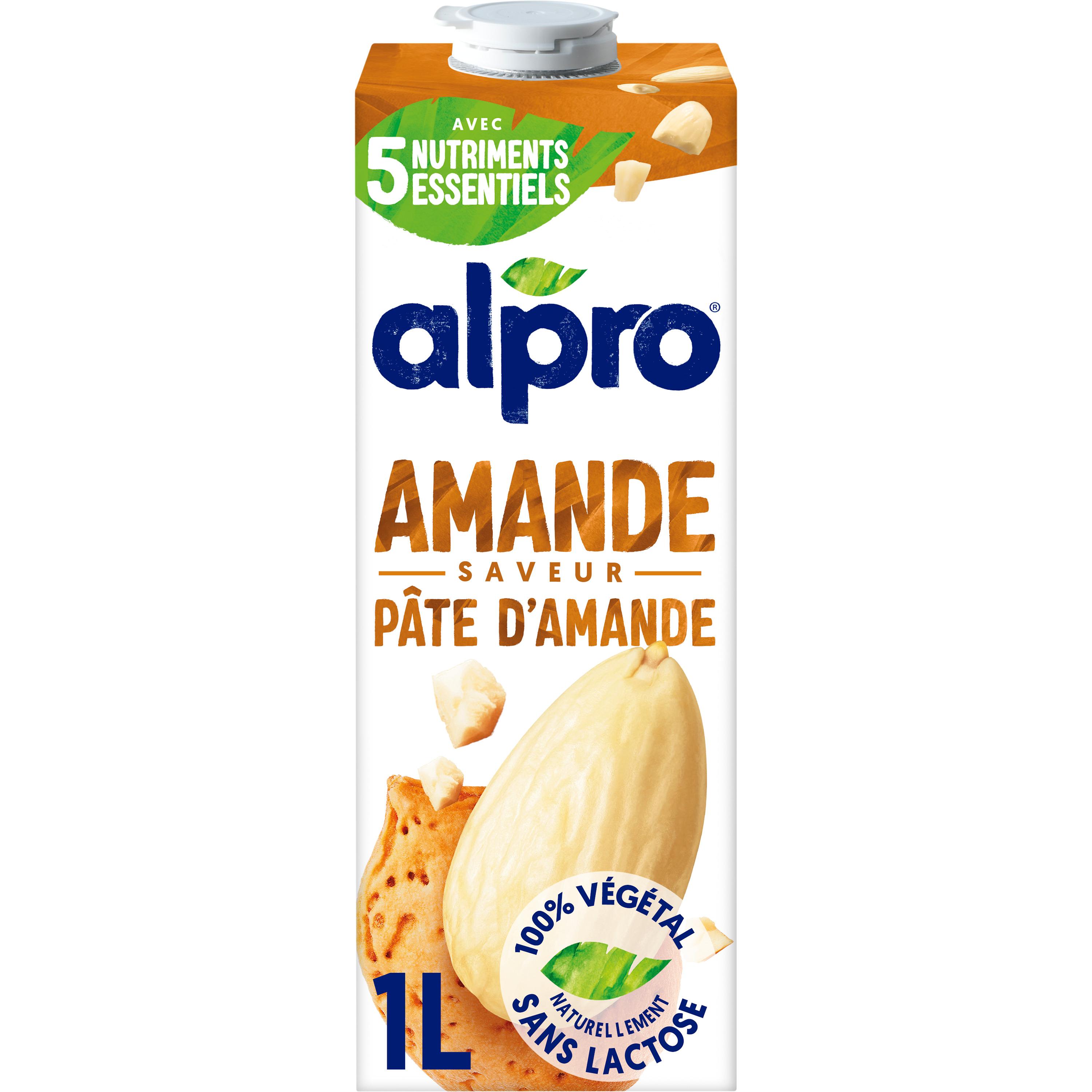 ALPRO Boisson végétale à l'amande saveur pâte d'amande 1l
