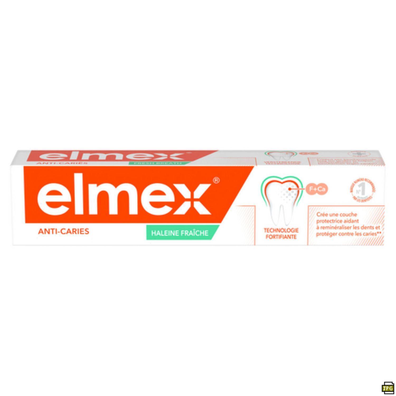 ELMEX Anti-Caries Dentifrice protection caries menthe 75ml