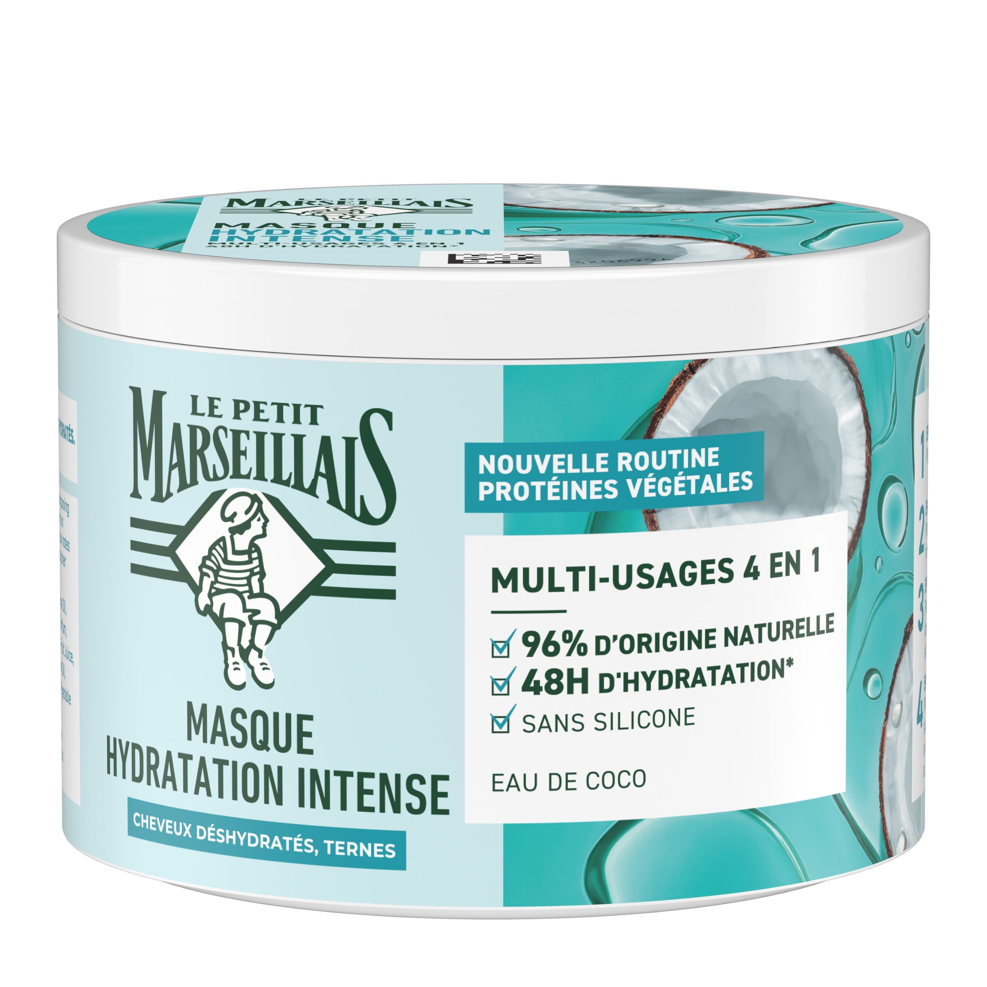LE PETIT MARSEILLAIS Masque hydratation intense cheveux déshydratés ternes 370ml