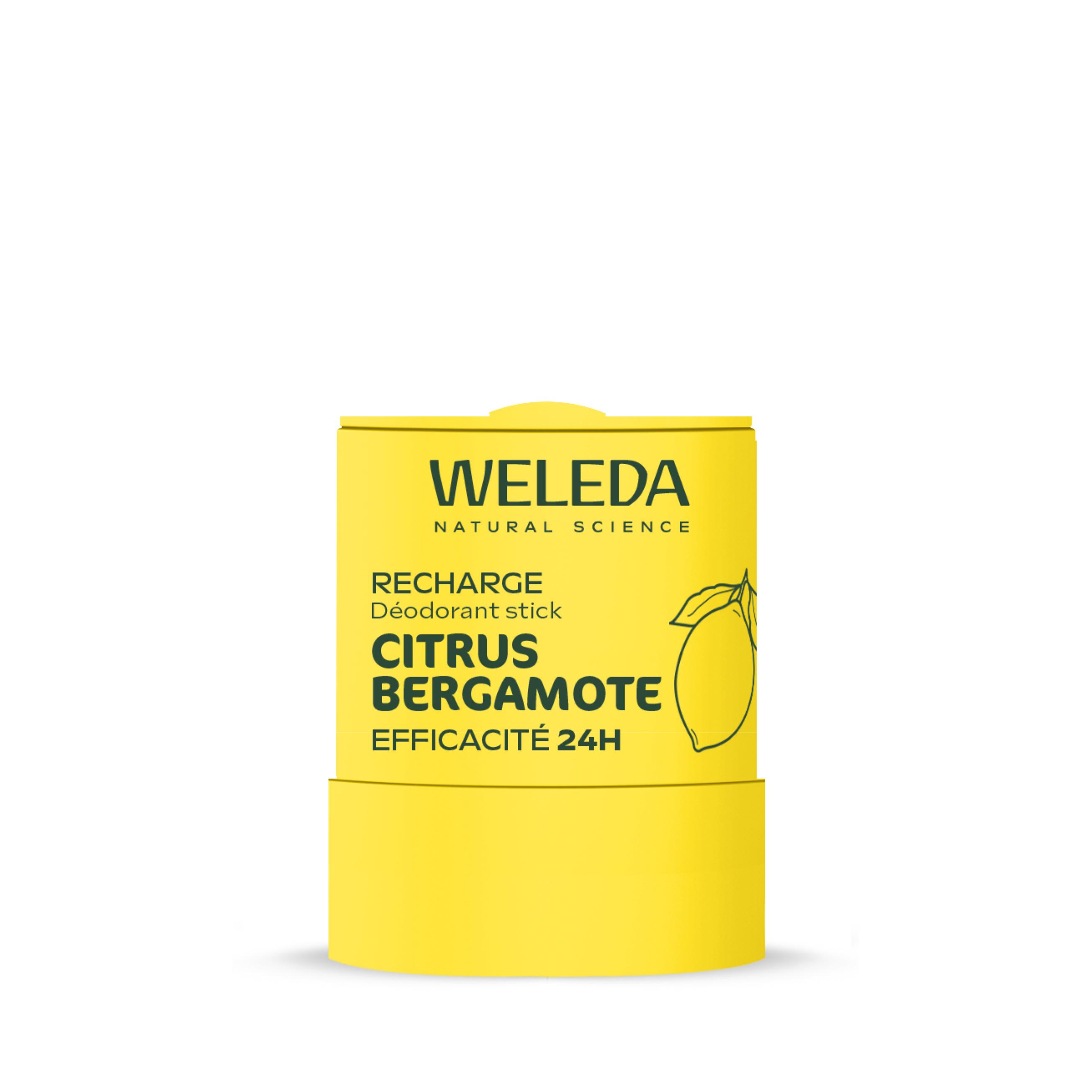 WELEDA Déodorant bio 24h recharge citrus bergamote 50g