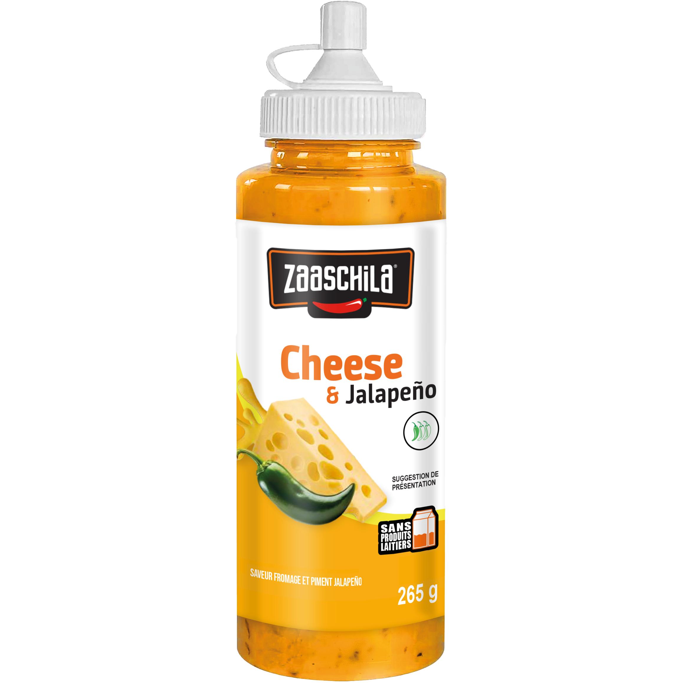 ZAASCHILA Sauce bocal au fromage et piment jalapeño relevée 265g