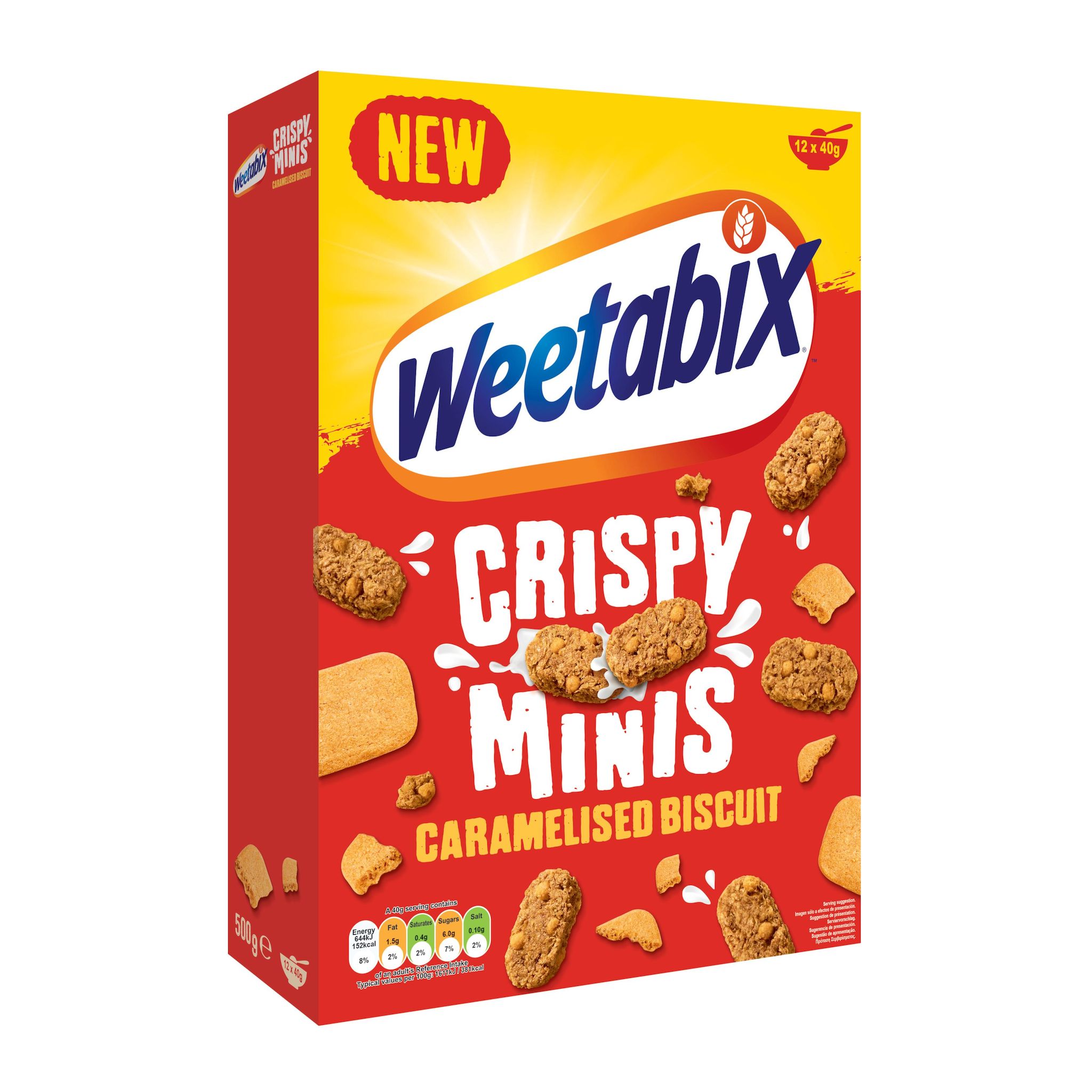 WEETABIX Crispy Minis Céréales au caramel 500g