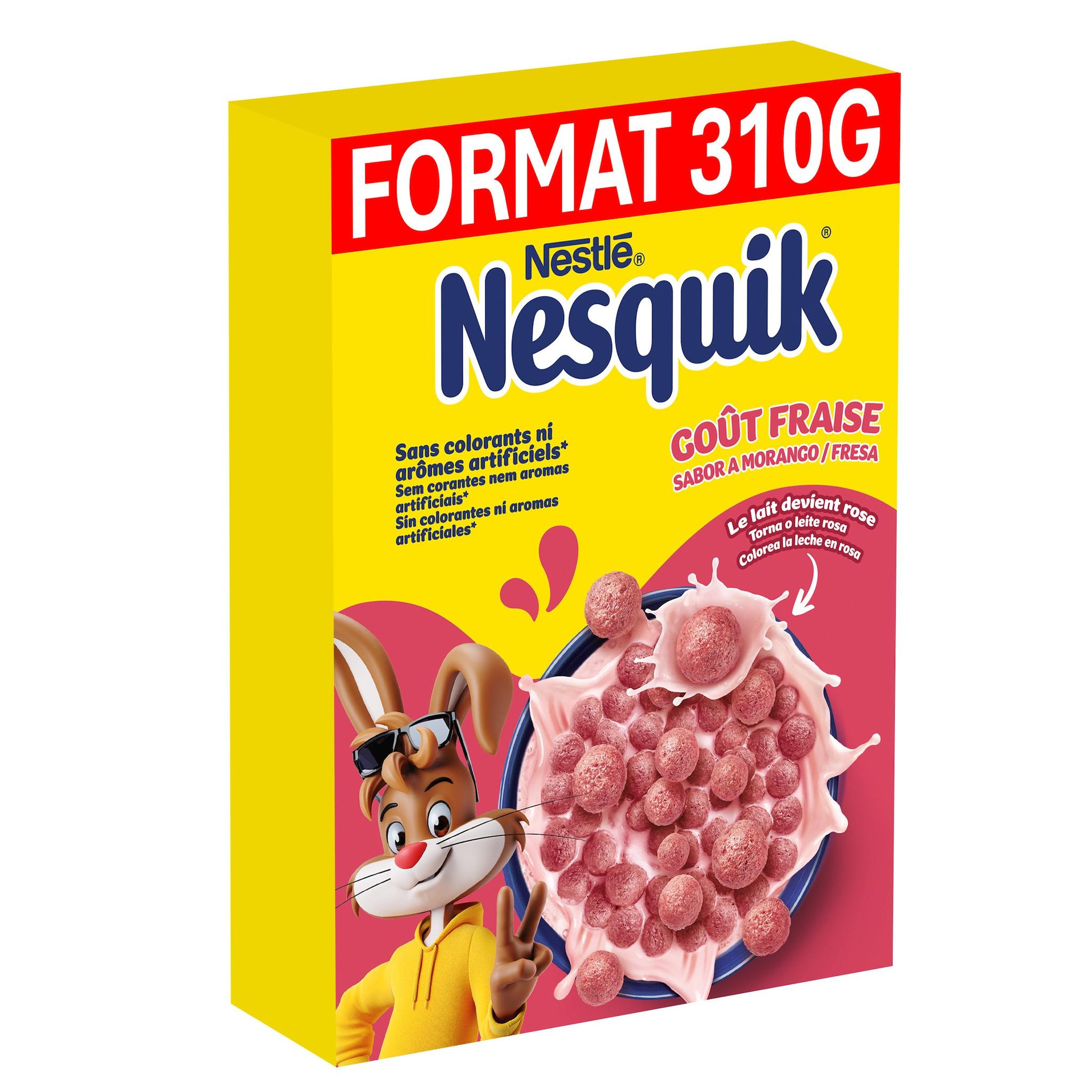 NESQUIK Céréales goût fraise 310g