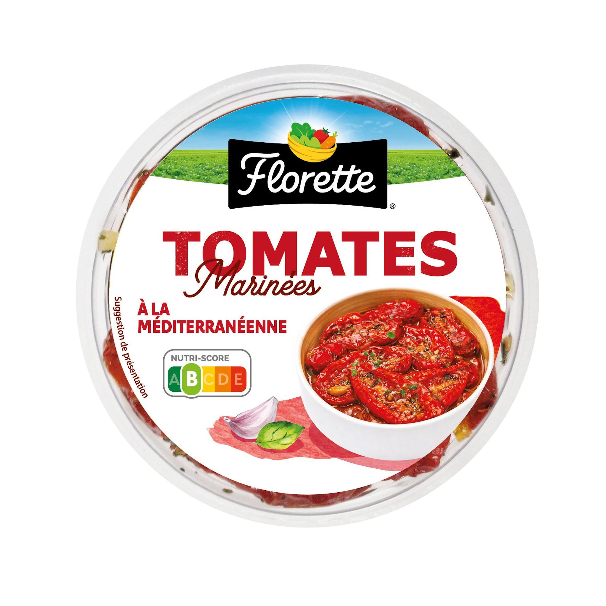 FLORETTE Tomates marinées à la méditerranéenne 110g