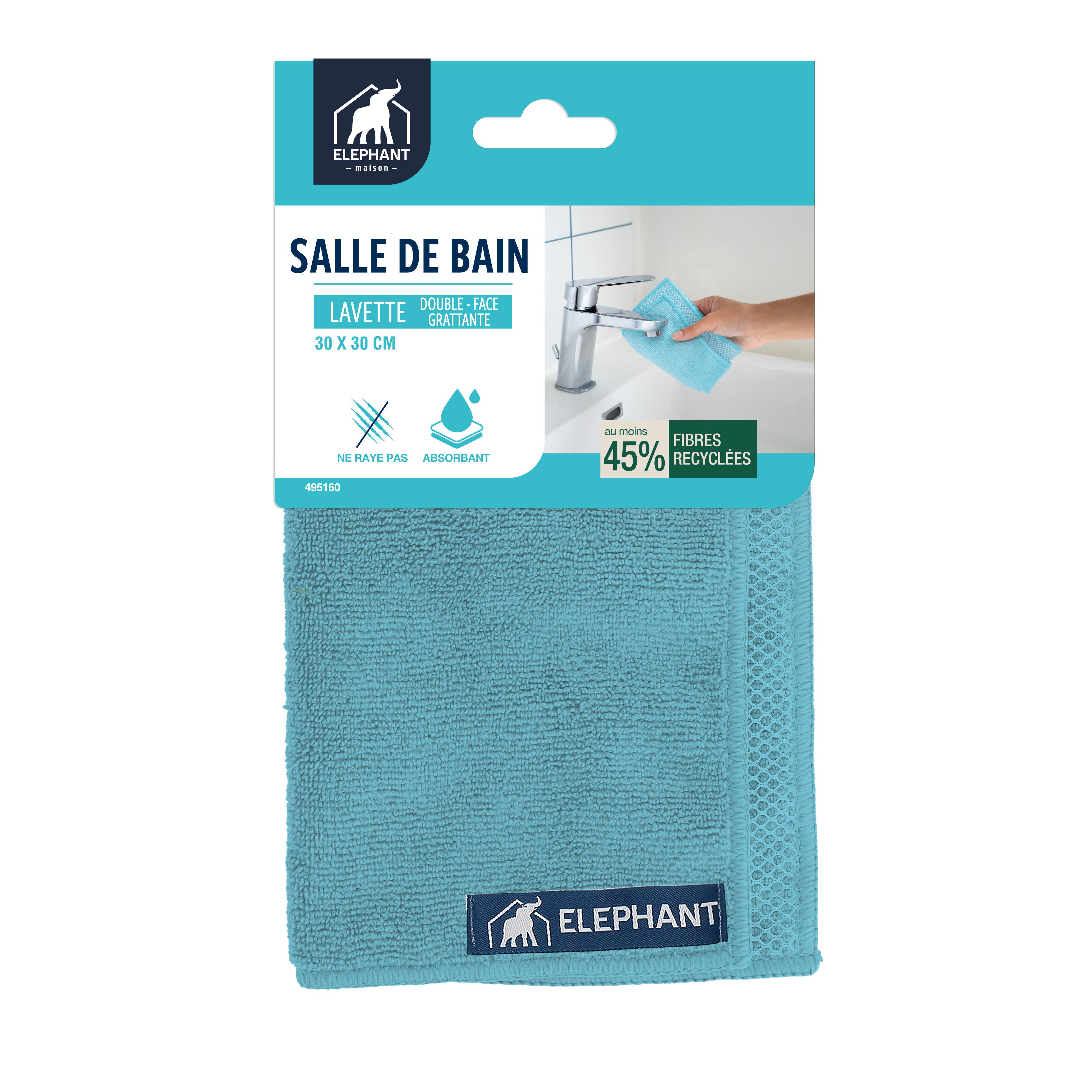 ELEPHANT Lavette grattante salle de bain 1 lavette