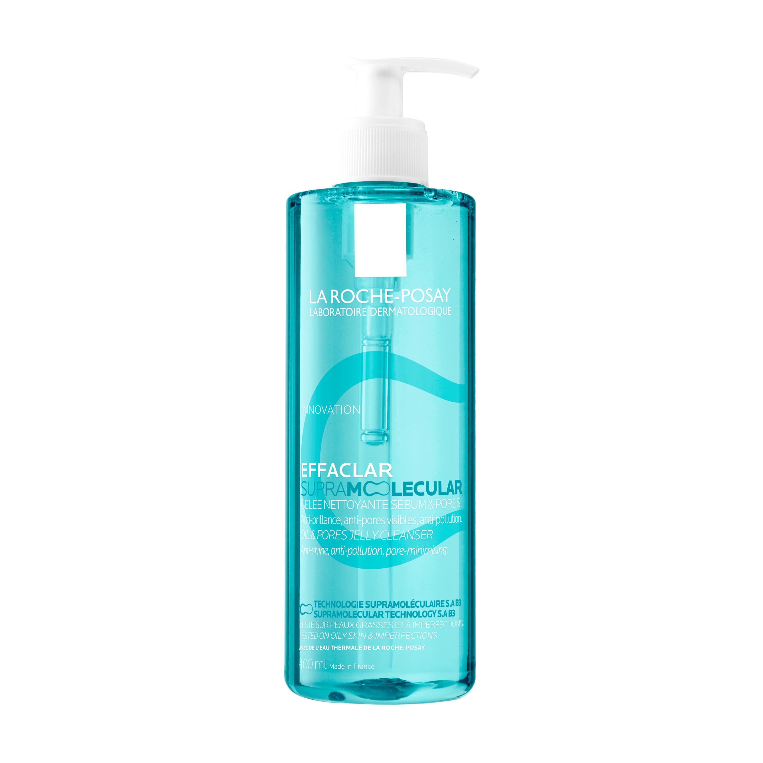 LA ROCHE POSAY Effaclar Gelée nettoyante sébum et pores peaux grasses 400ml