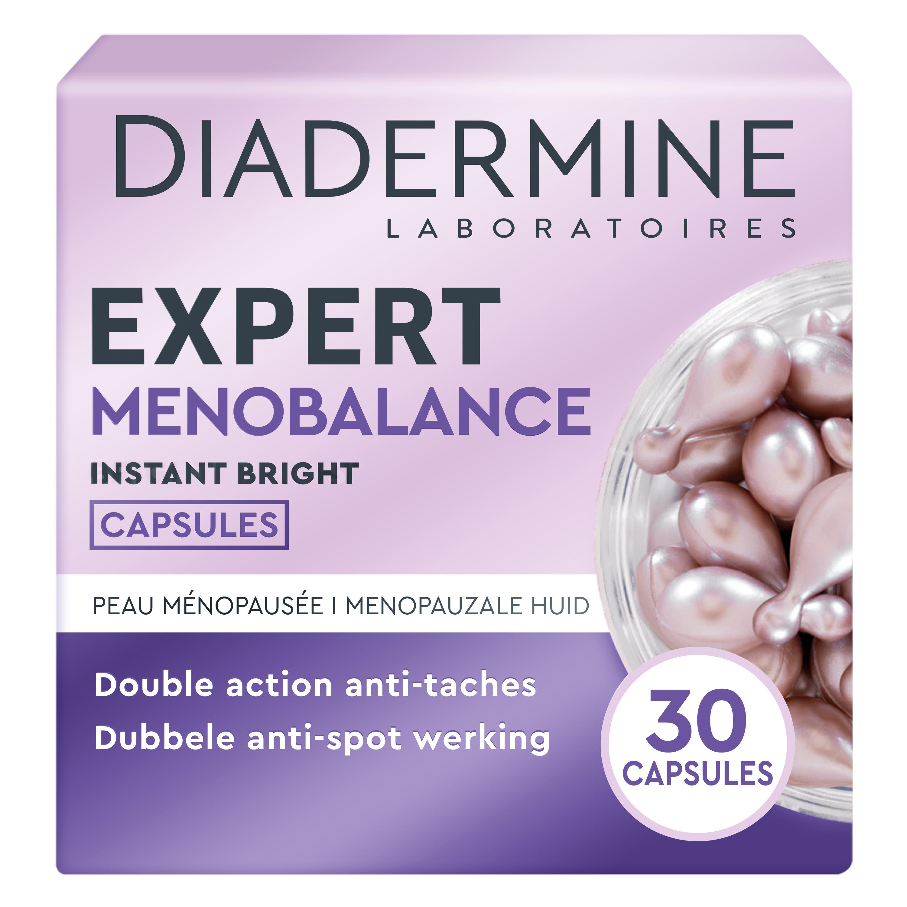 DIADERMINE Expert Ménobalance double action anti-taches peau ménopausée 30 capsules