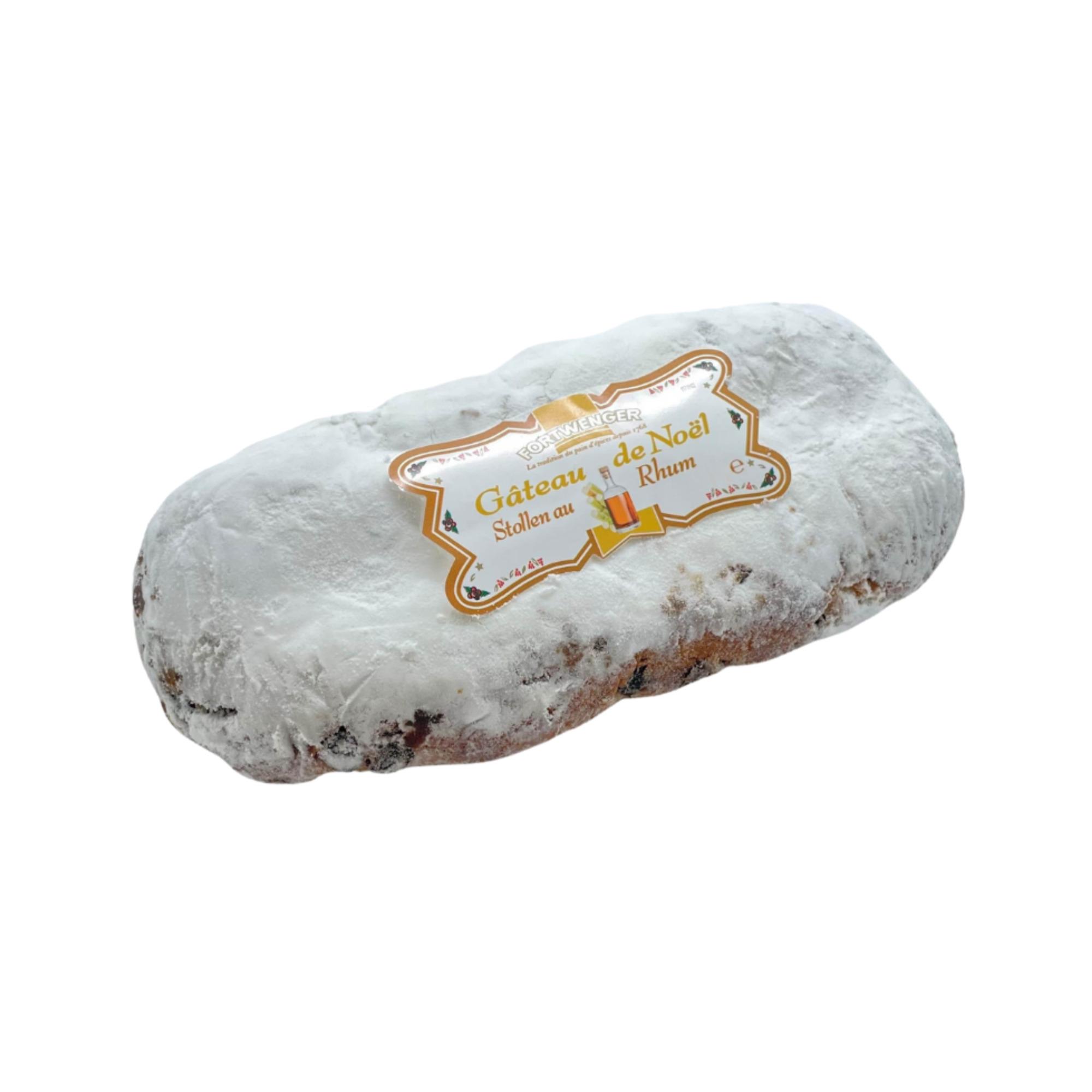 FORTWENGER Gâteau de noël stollen au rhum 500g
