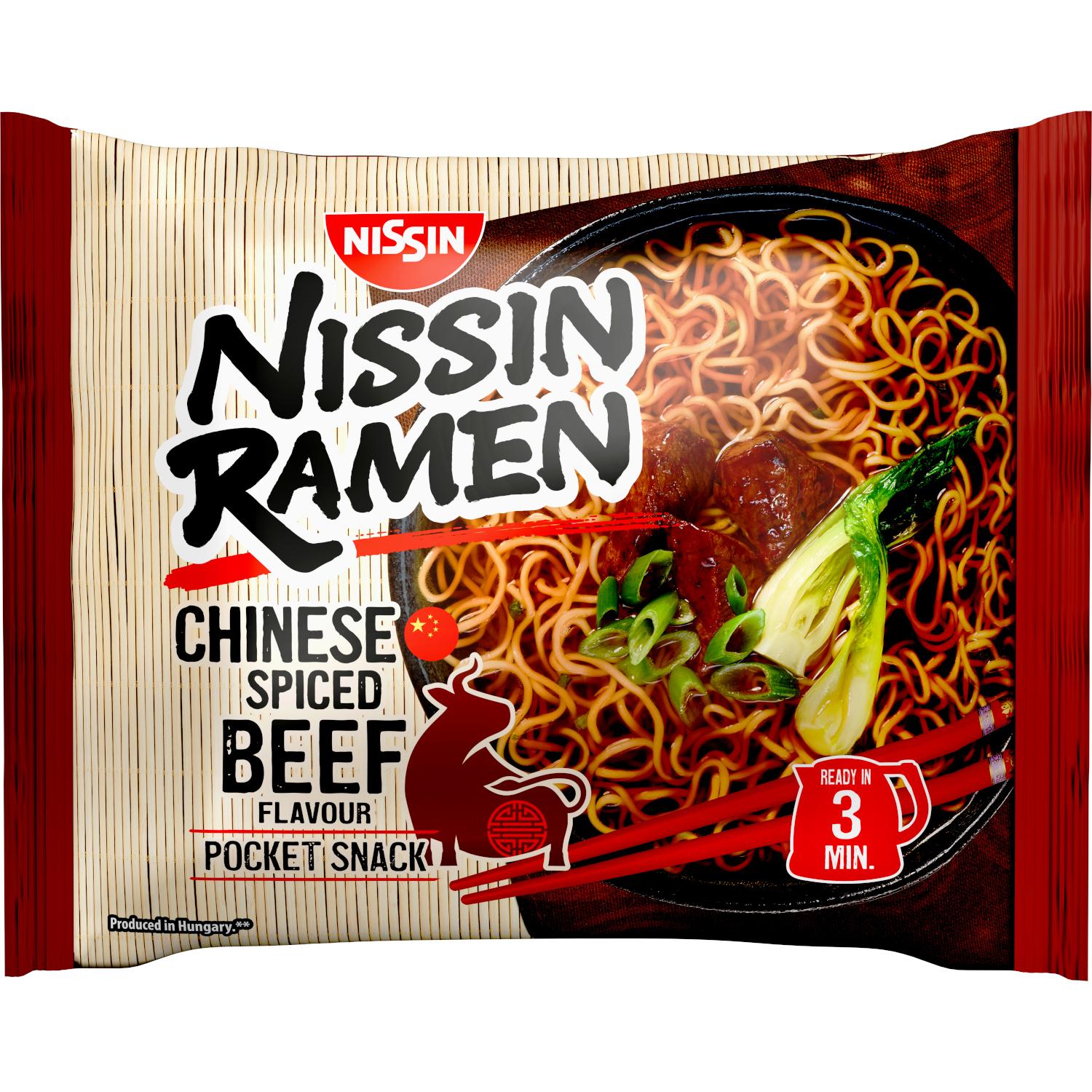 NISSIN Soupe instantanée saveur boeuf épicé 66g