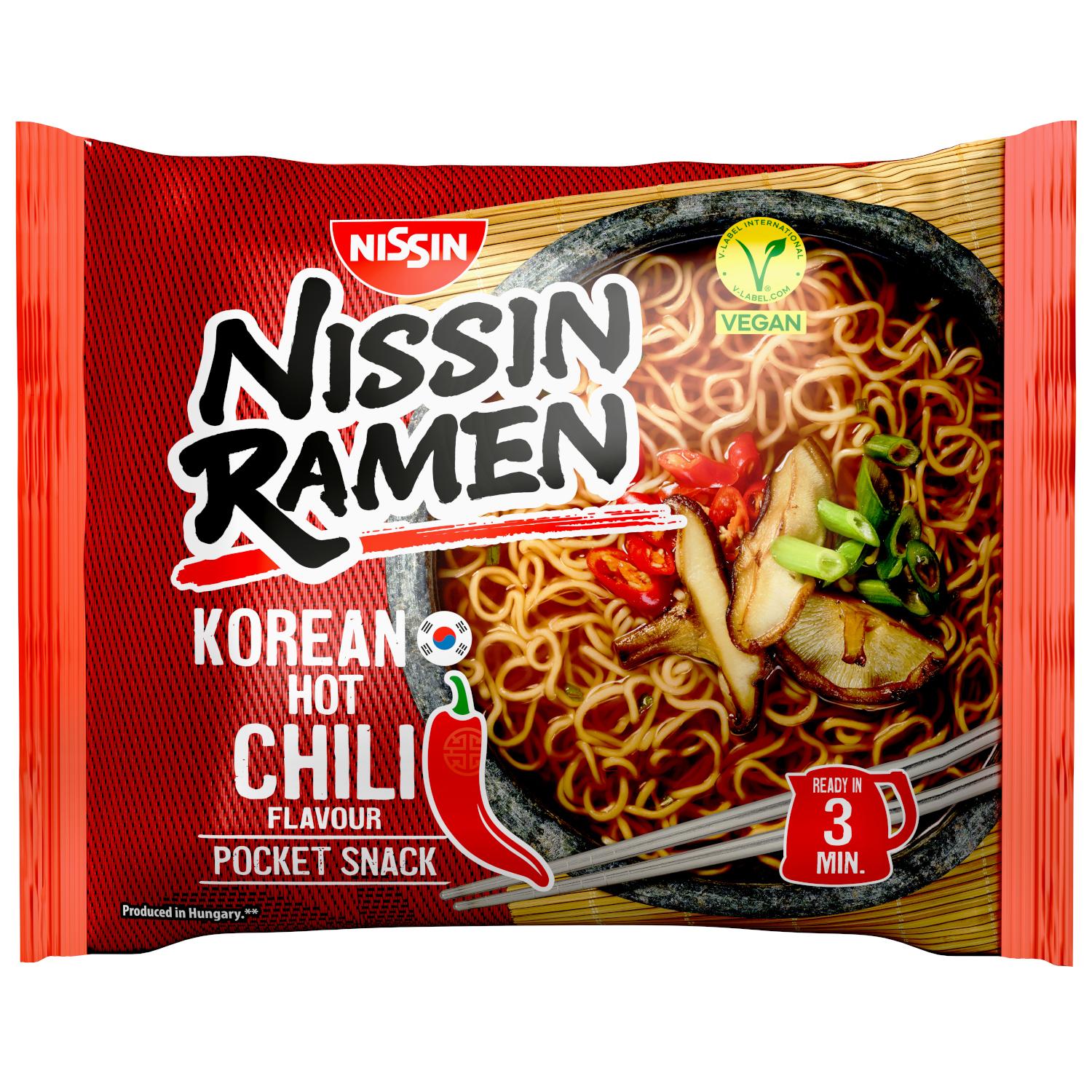 NISSIN Soupe instantanée sachet saveur piment 65g