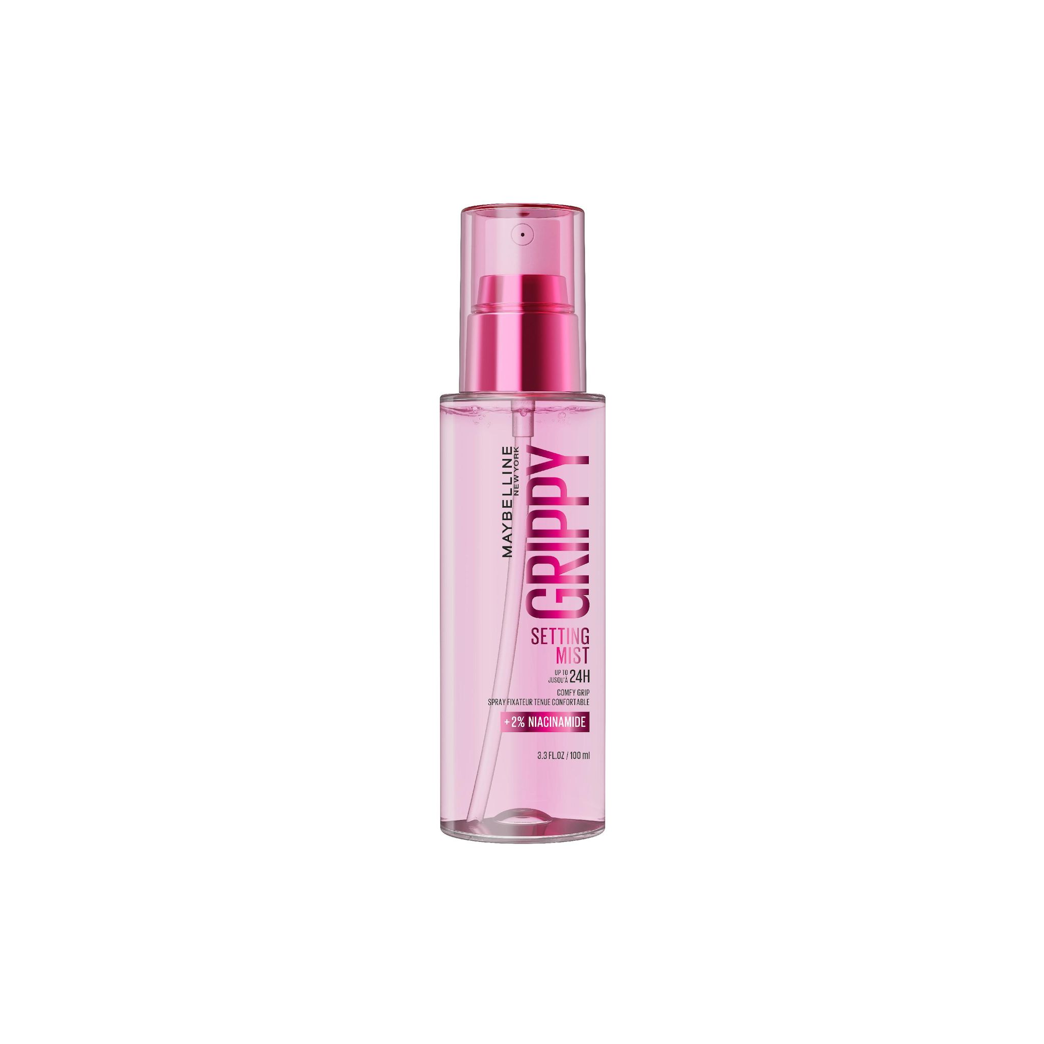 MAYBELLINE Grippy setting mist spray fixateur 24h 2% niacinamide 100ml