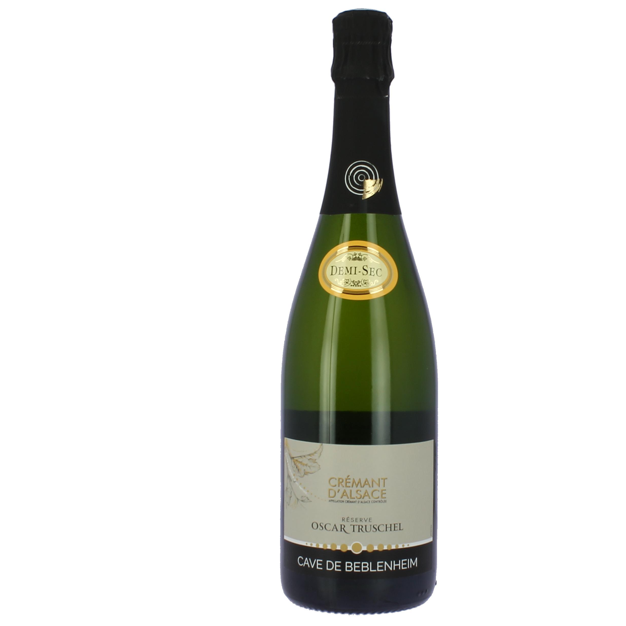 Crémant d'Alsace demi-sec Truschel blanc 75cl