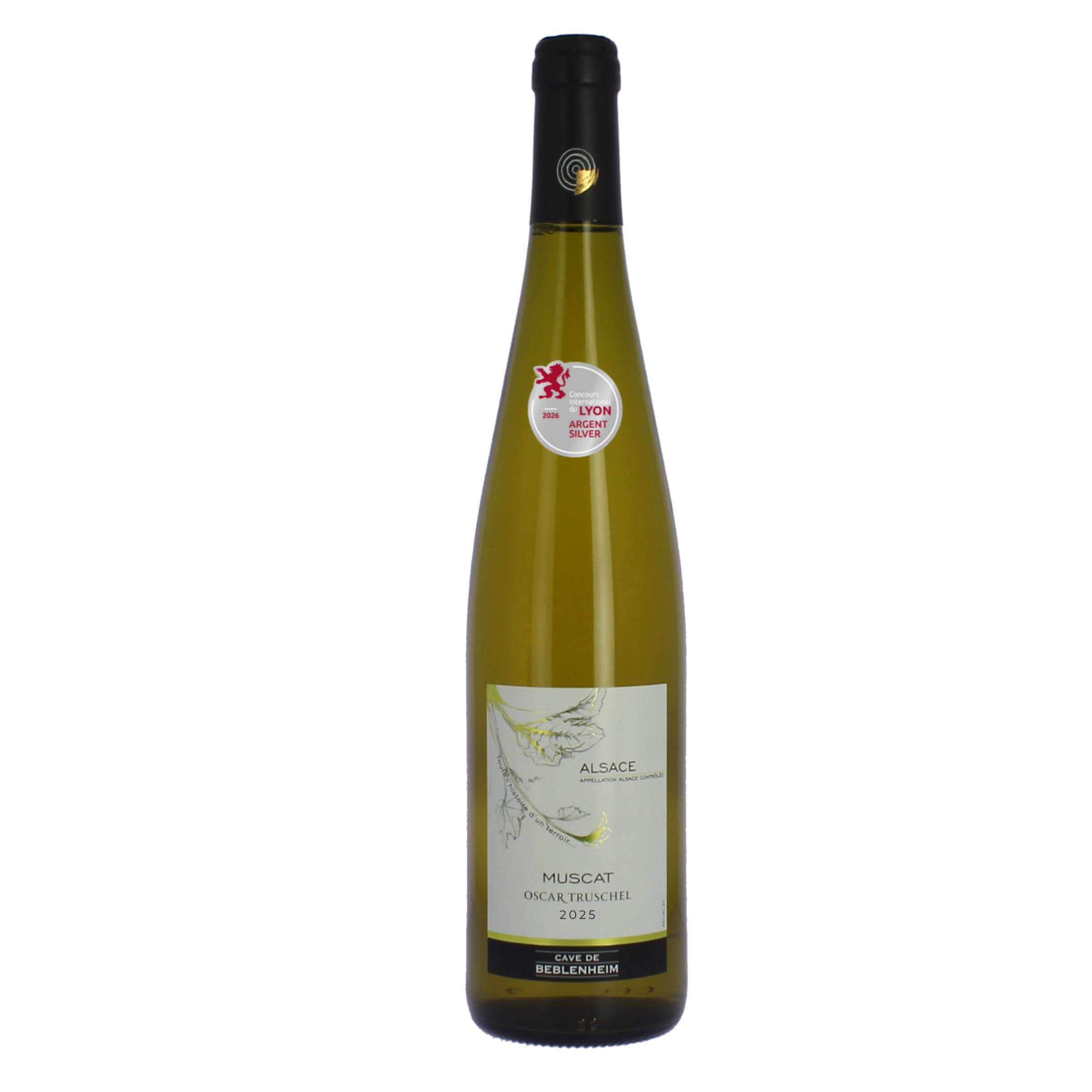 AOP Alsace Cave De Beblenheim blanc 2025 Muscat Truschel demi-sec 75cl
