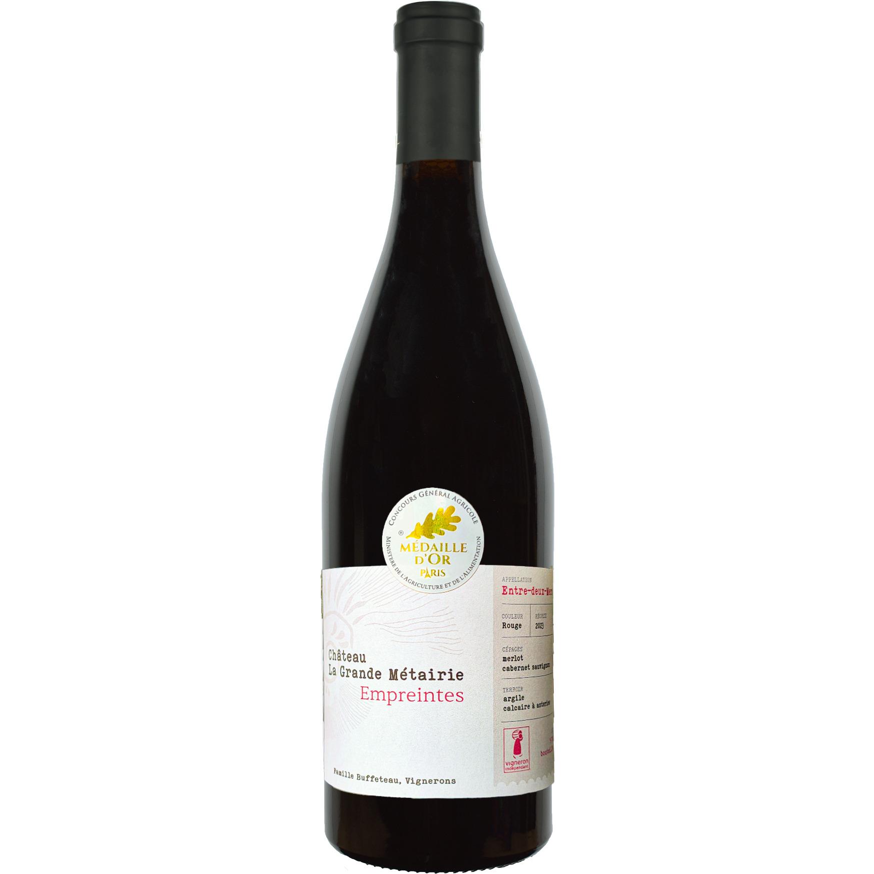 AOP Bordeaux Grande Métairie bio Château la Grande Métairie cuvée Empreinte 75cl