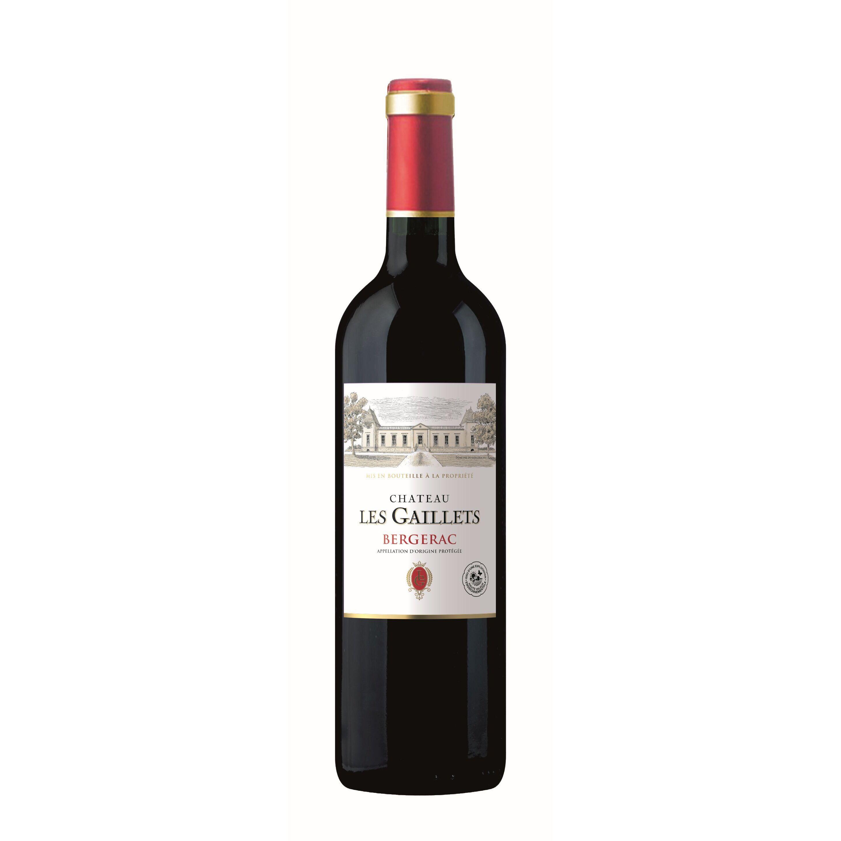 AOP Bergerac château les Gaillets rouge HVE 75cl