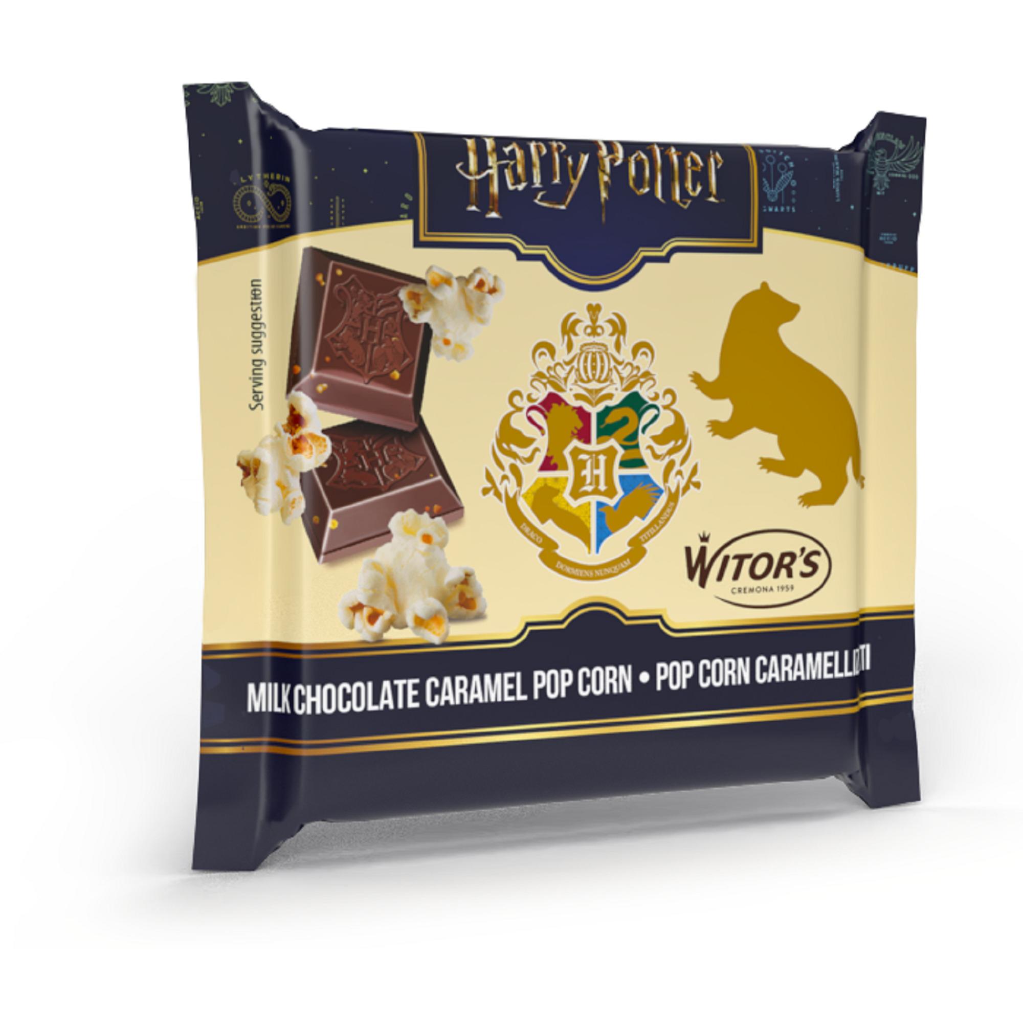 HARRY POTTER Mini tablette de chocolat au lait et popcorn 40g