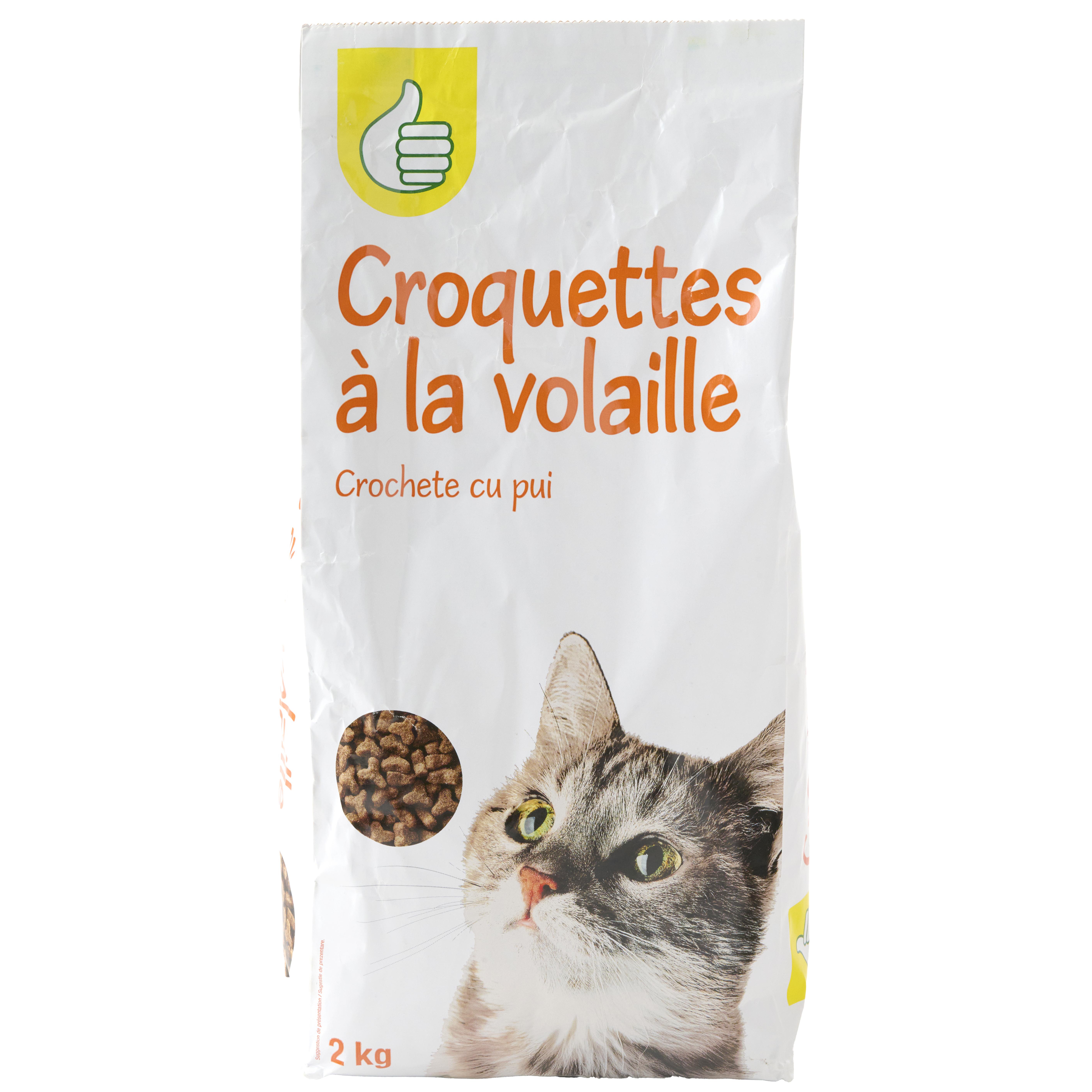 Voir la diapositive 3 : POUCE Croquettes à la volaille pour chat 2kg