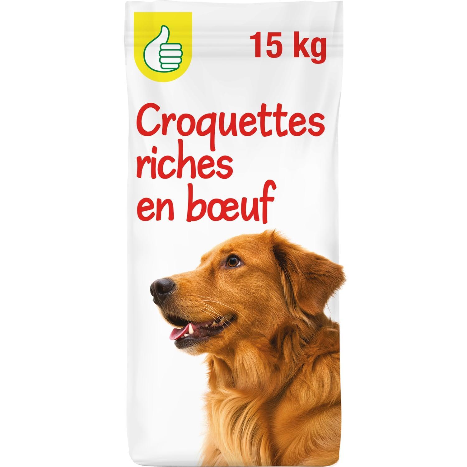 POUCE Croquettes au boeuf pour chien 15kg