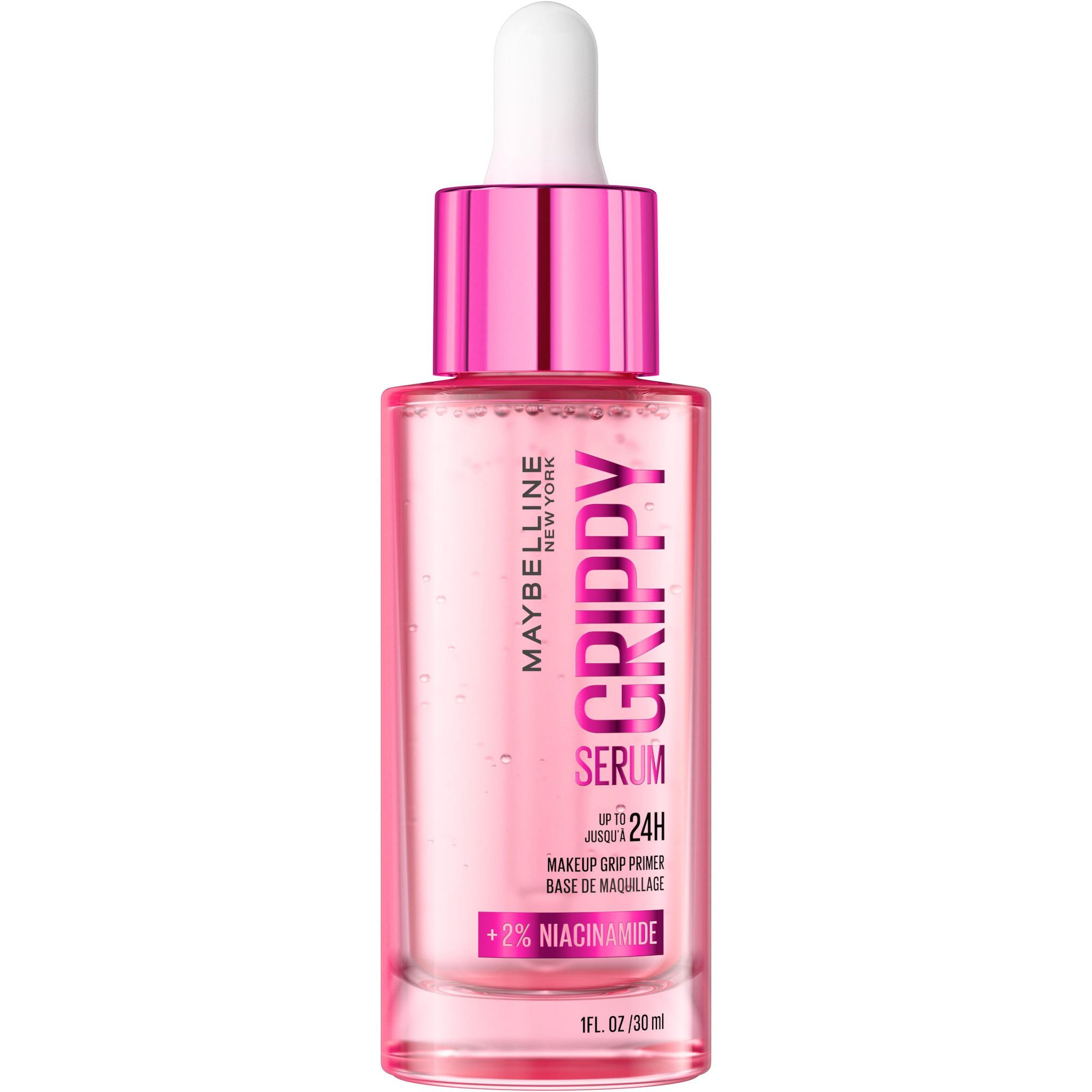 MAYBELLINE Grippy Serum Base de maquillage jusqu'à 24H +2% niacinamide 30ml