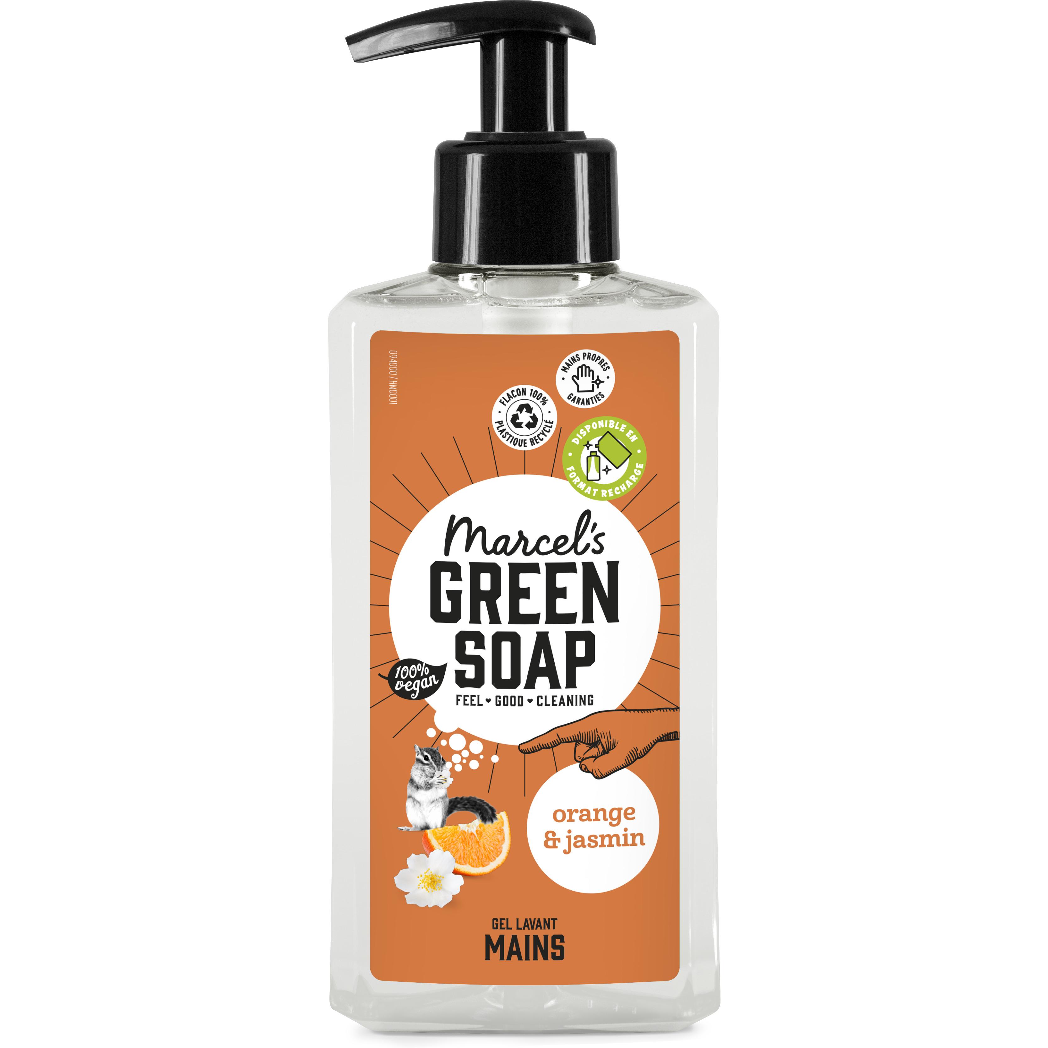 Marcel's GREEN SOAP Gel lavant mains orange jasmin 250ml