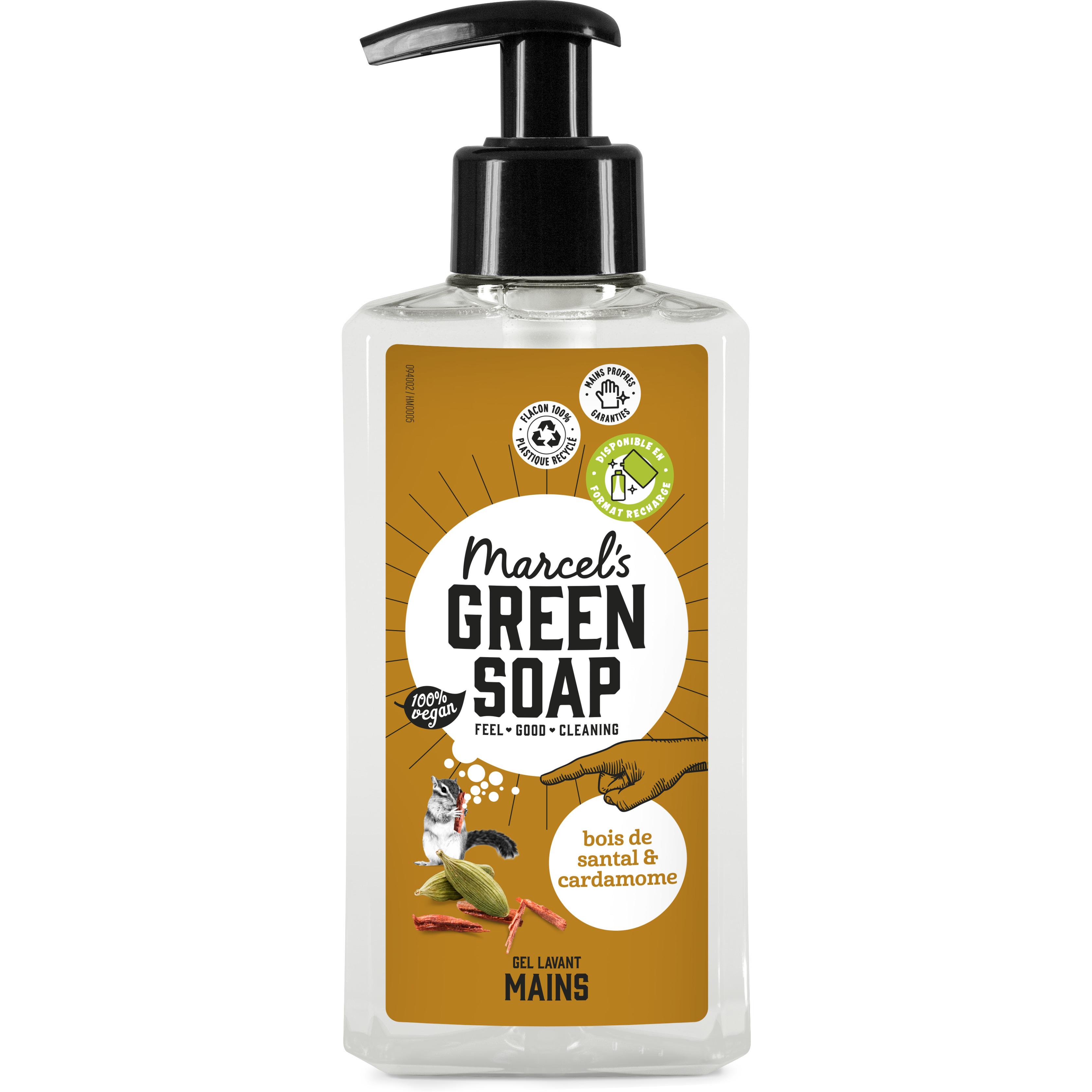 Marcel's GREEN SOAP Gel lavant mains bois de santal & cardamome 250ml