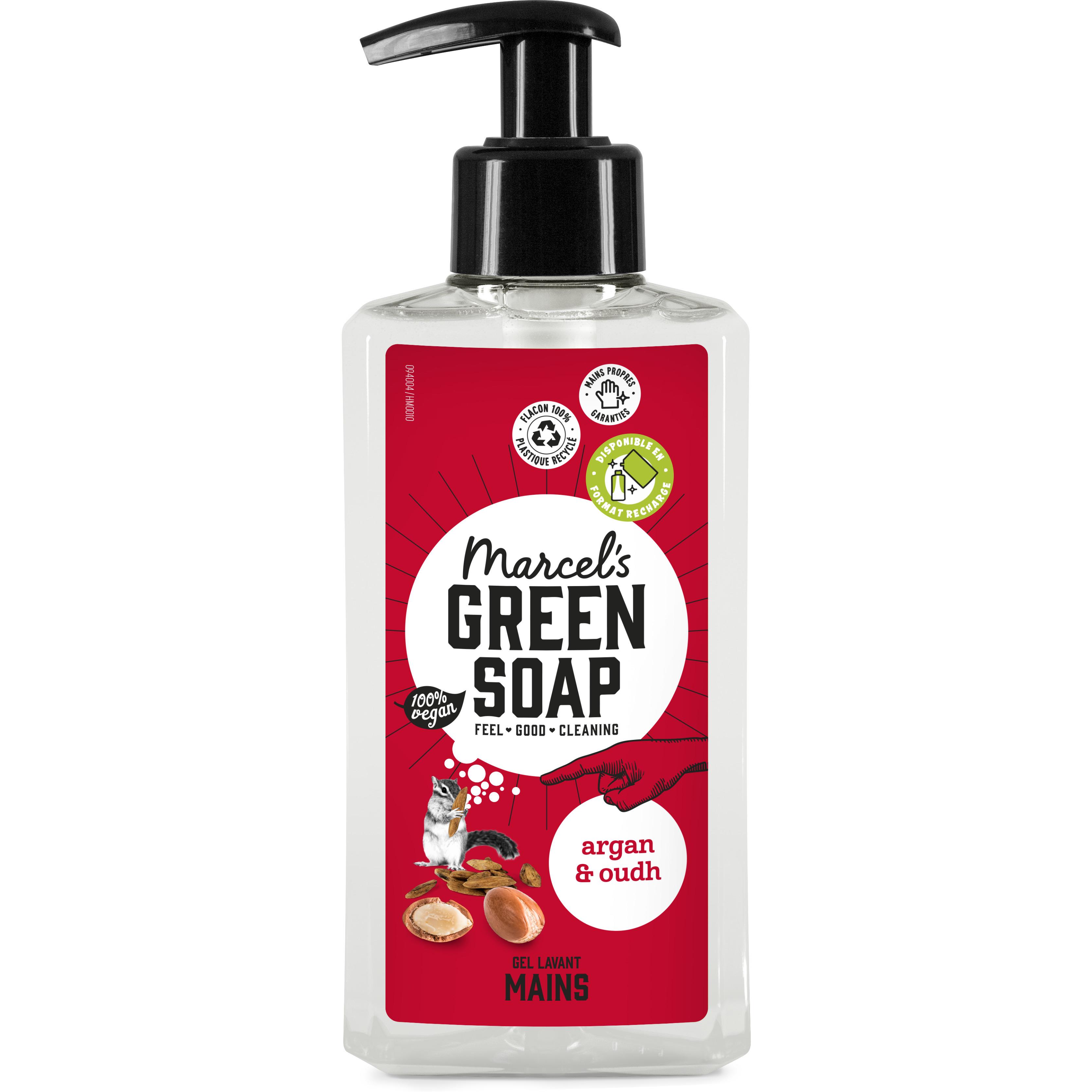 Marcel's GREEN SOAP Gel lavant mains argan & oudh 250ml