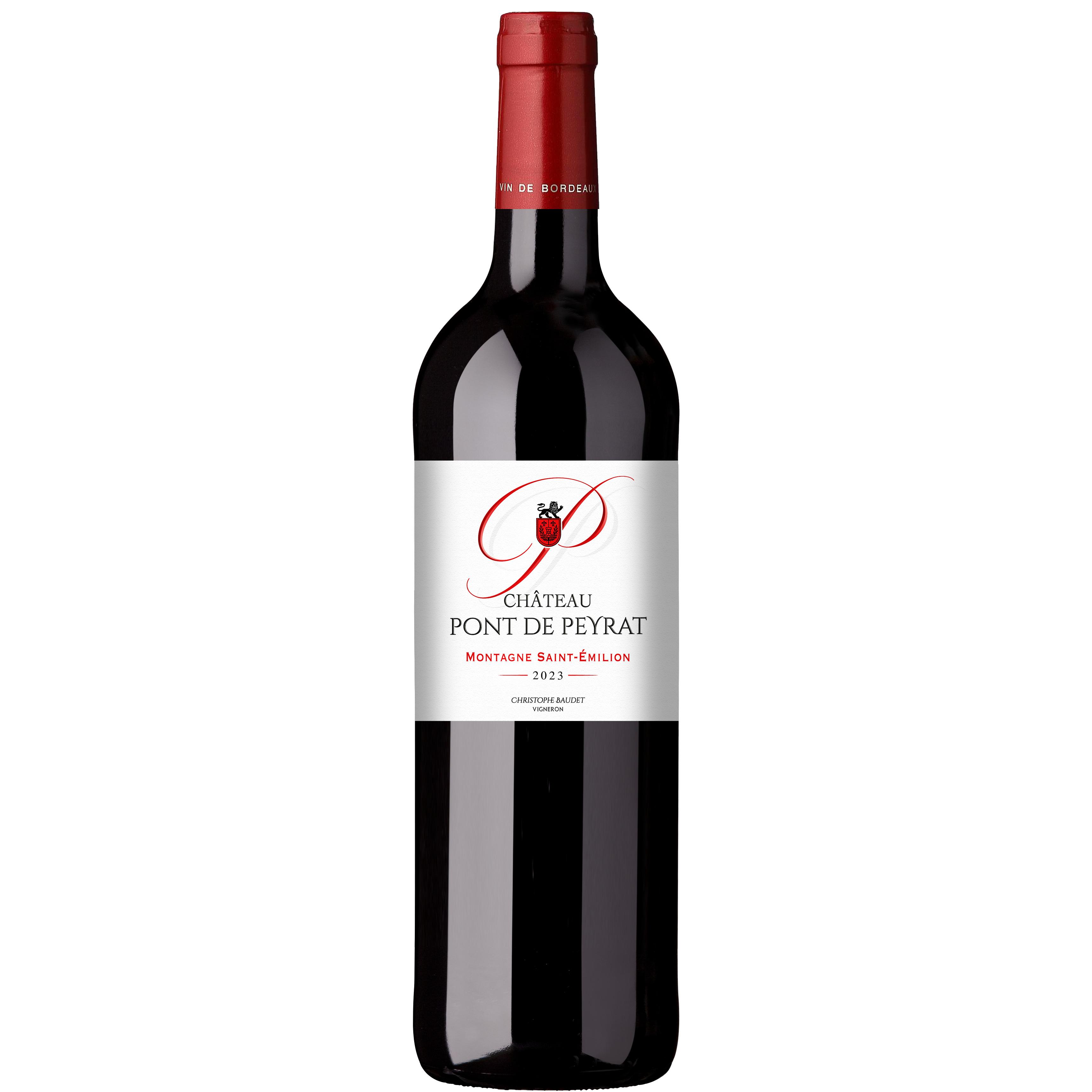 AOP Montagne Saint-Emilion Château Pont de Peyrat Rouge 2023 75cl