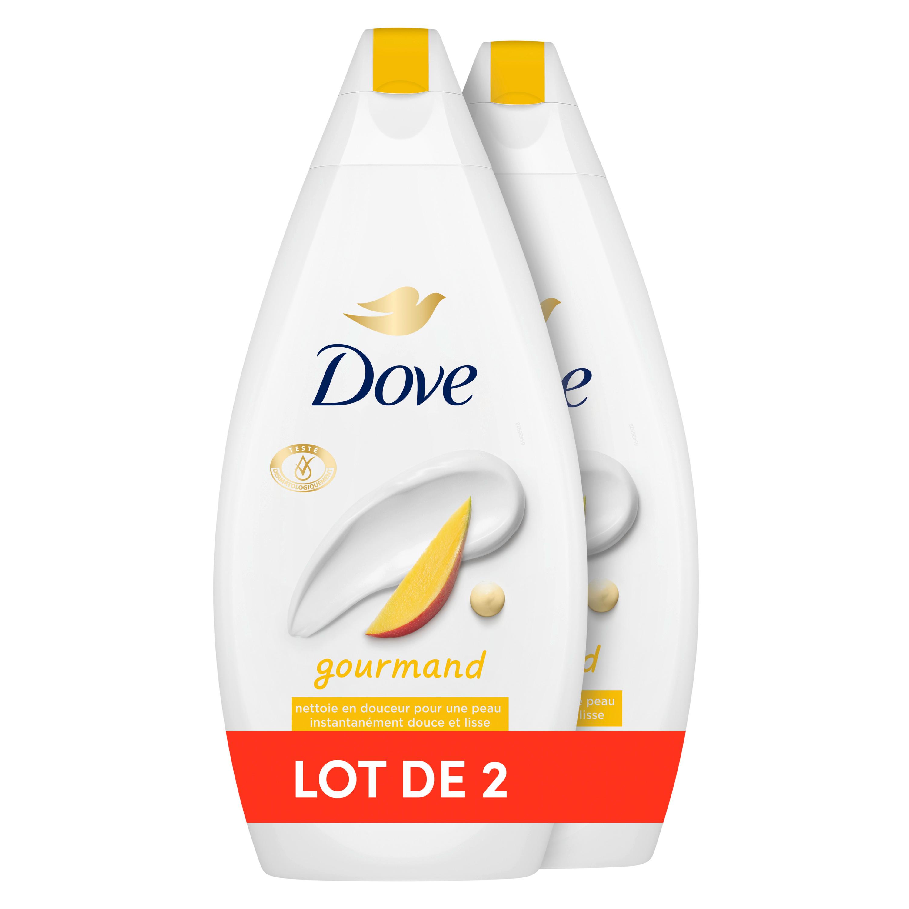DOVE Gel douche gourmand 2x450ml