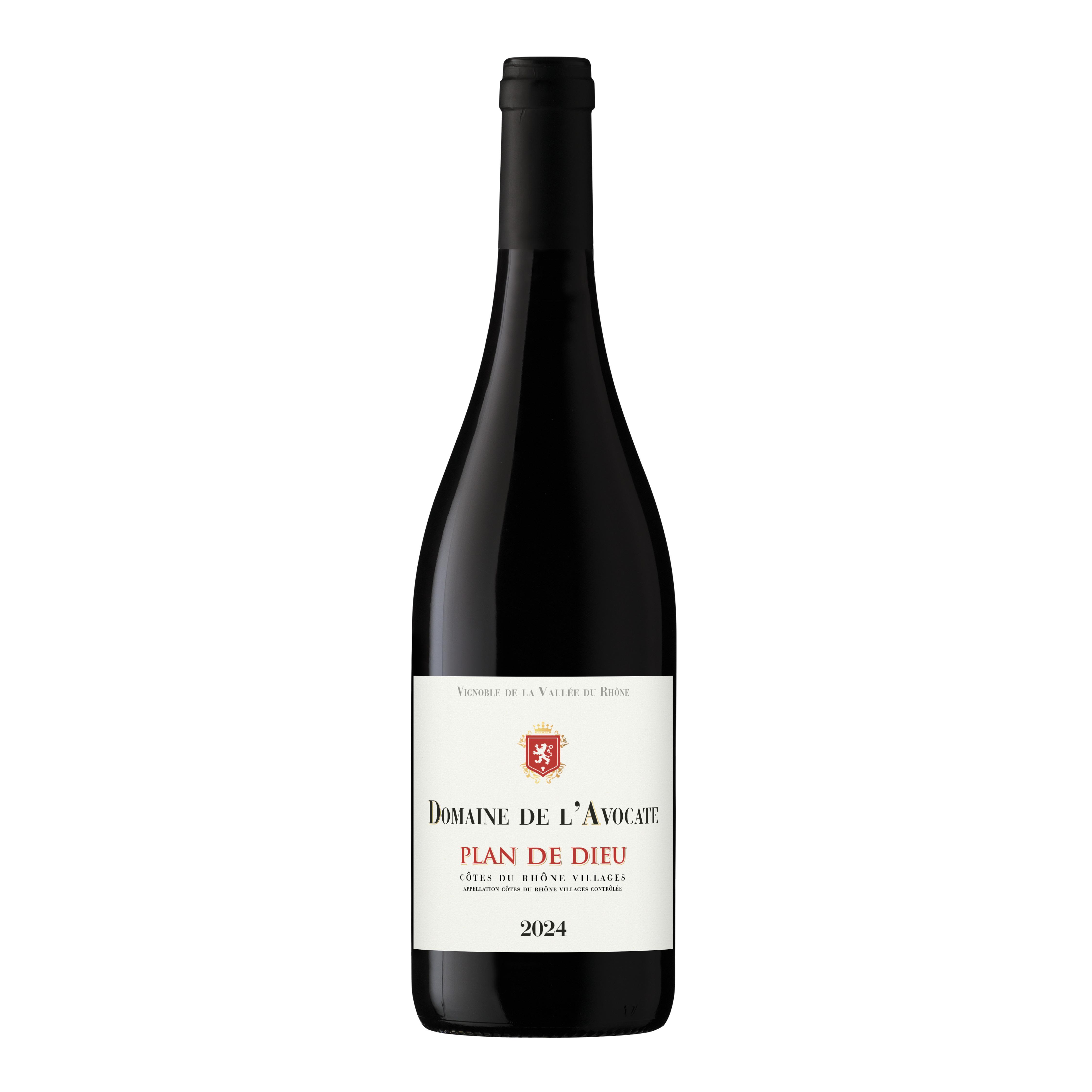 AOP Côtes du Rhône Villages Plan de Dieu rouge 2025 Domaine de l'Avocate 75cl