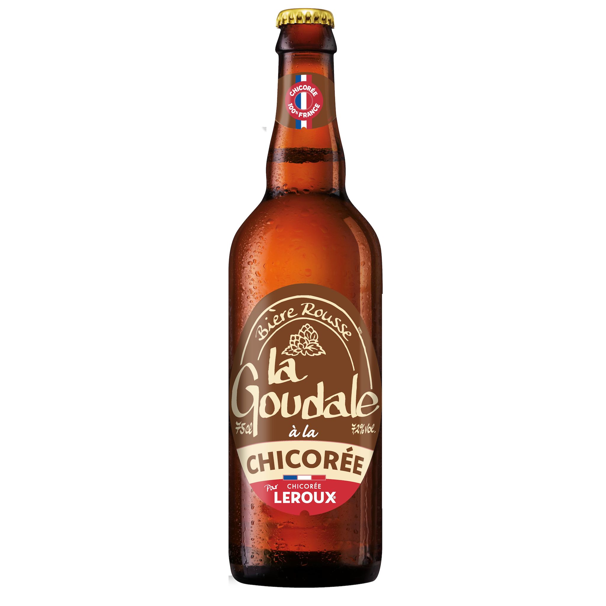 LA GOUDALE Bière blonde à la chicorée 7,2% 75cl