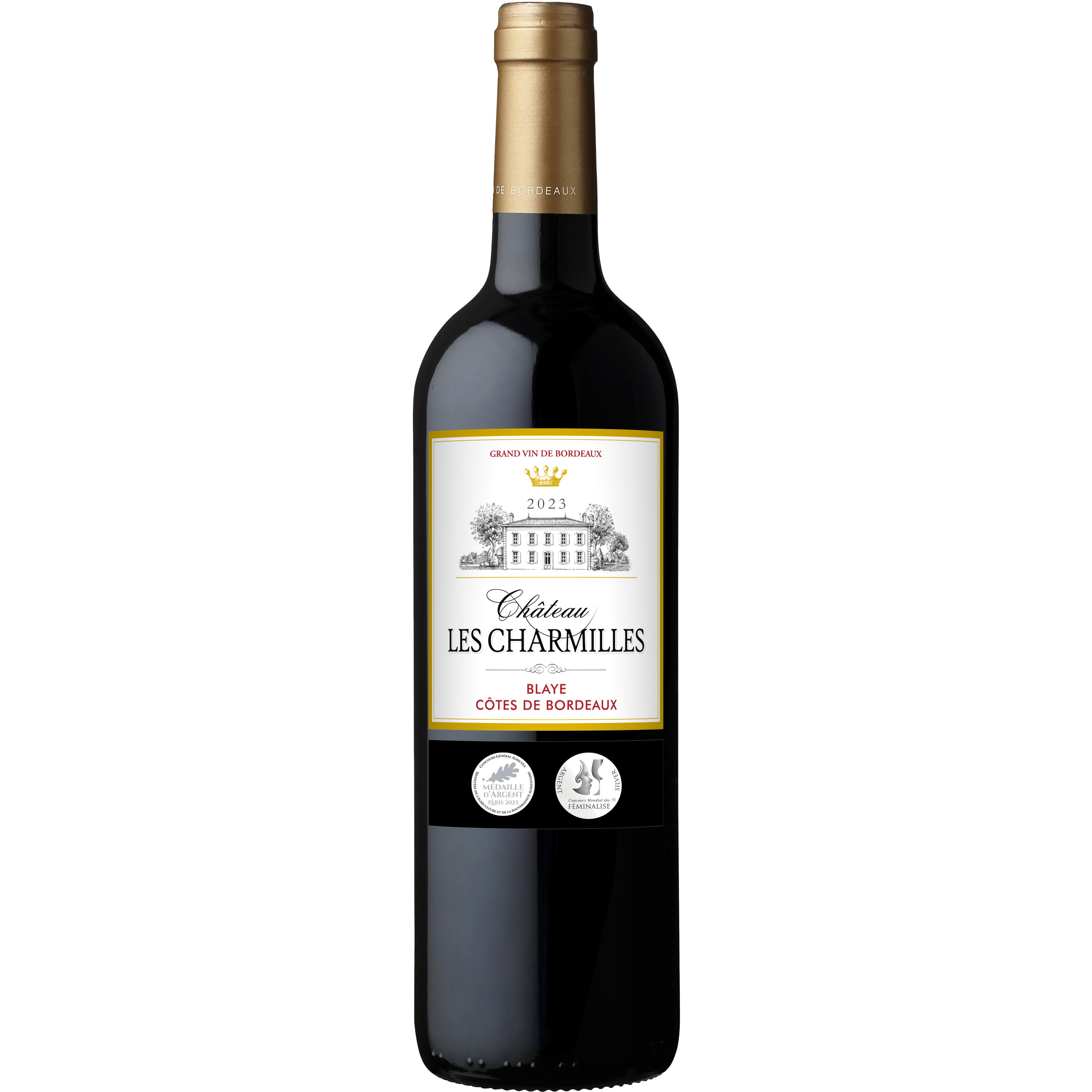 AOP Blaye Côtes de Bordeaux Château les Charmilles Rouge HVE 75cl