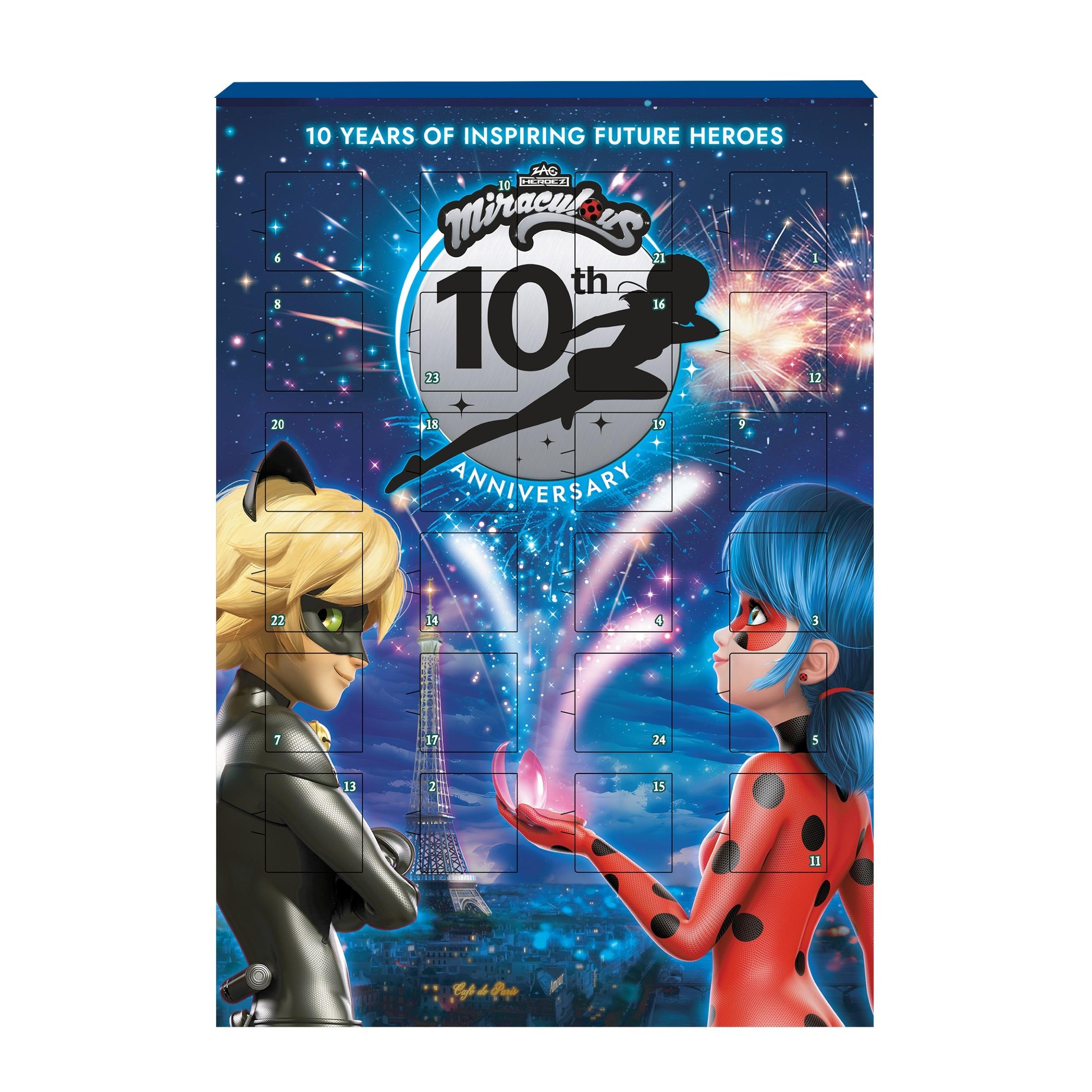 MIRACULOUS Calendrier de l'avent au chocolat au lait 75g