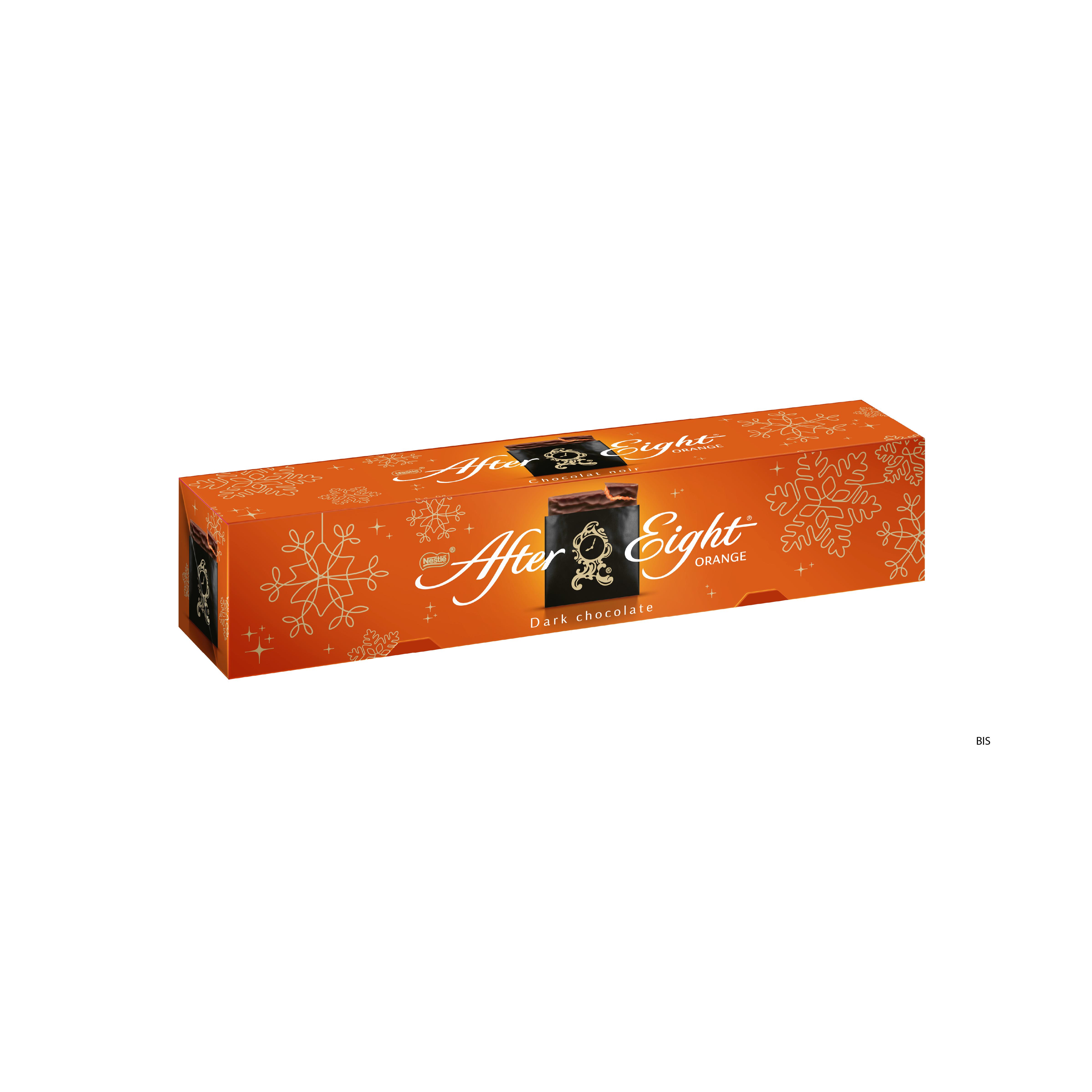 NESTLE After Eight Feuilles de chocolat noir à la menthe et saveur orange 400g