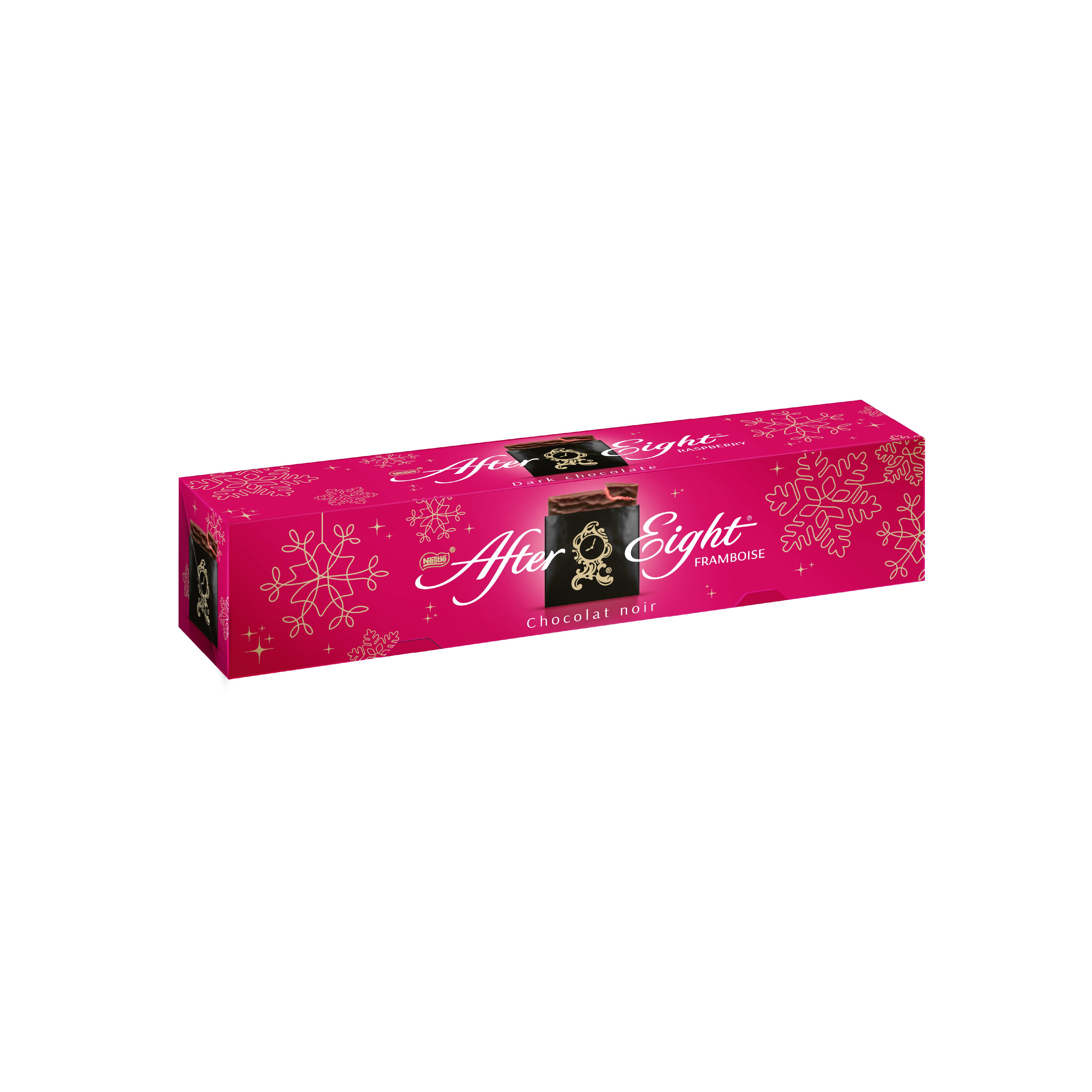 NESTLE After Eight Feuilles de chocolat noir à la framboise 400g