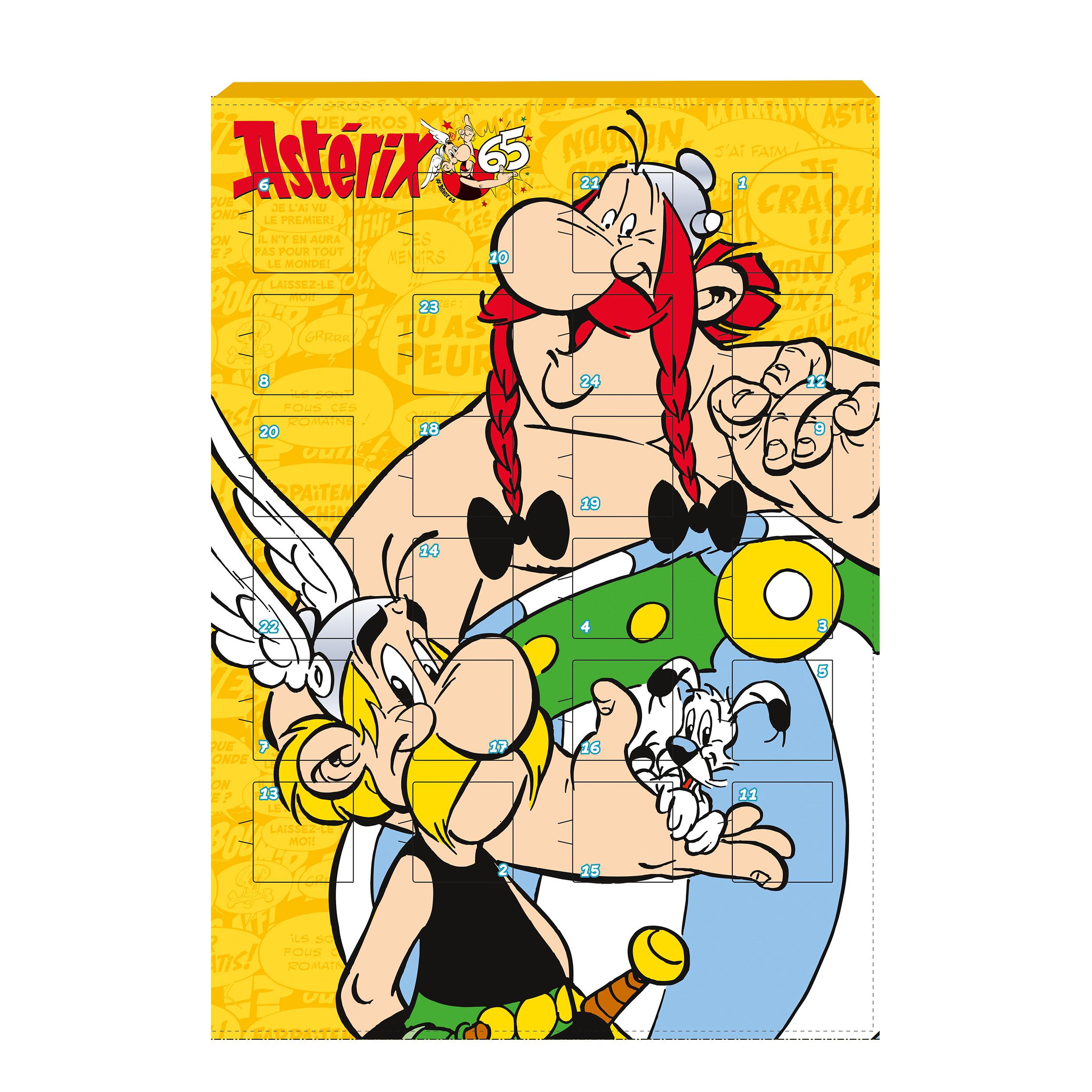 BIP FRANCE Calendrier de l'avent Astérix au chocolat au lait 75g